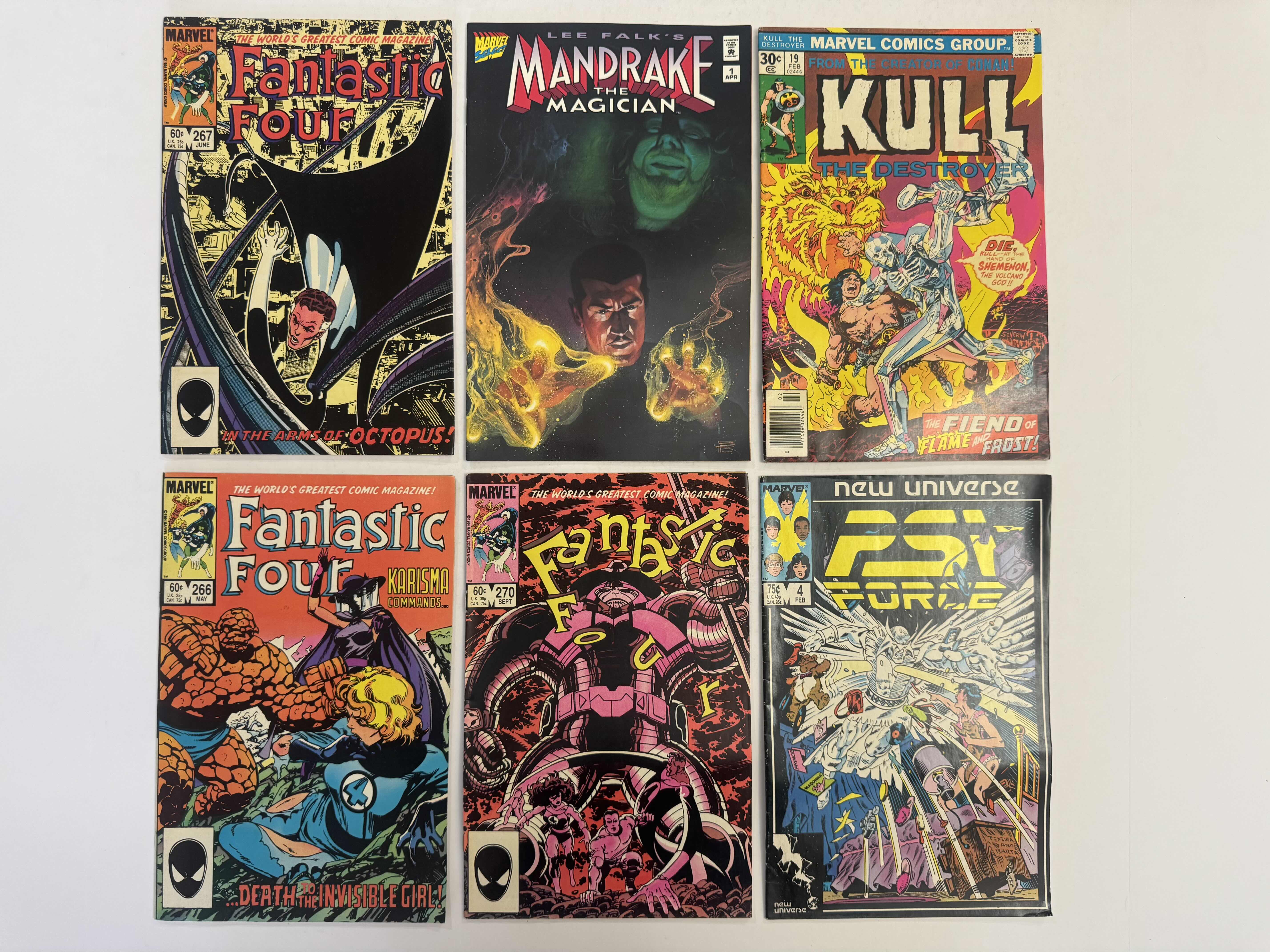 Photo 1 of 6- VINTAGE MARVEL COMIC BOOKS