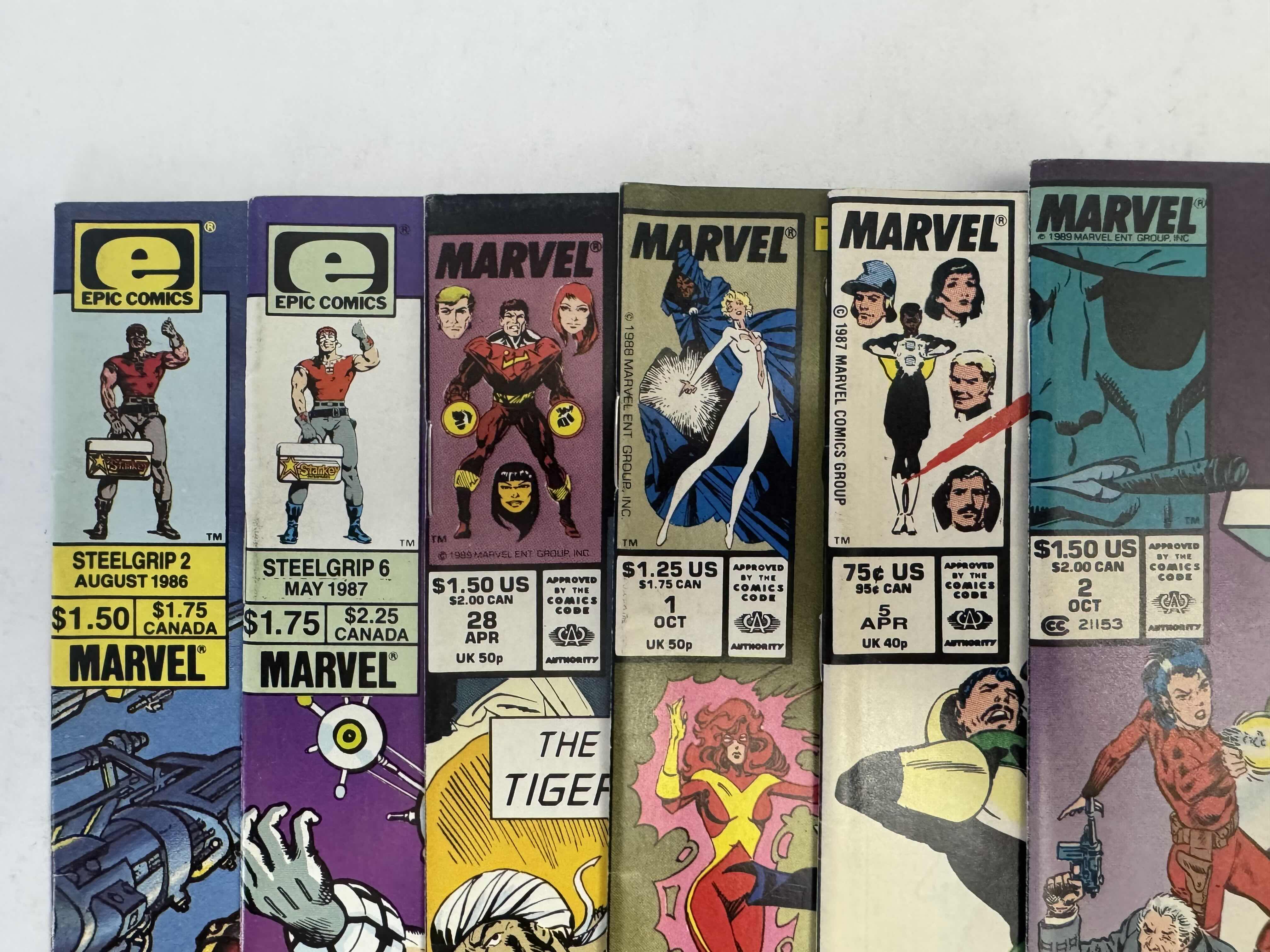 Photo 1 of 6- VINTAGE MARVEL COMIC BOOKS