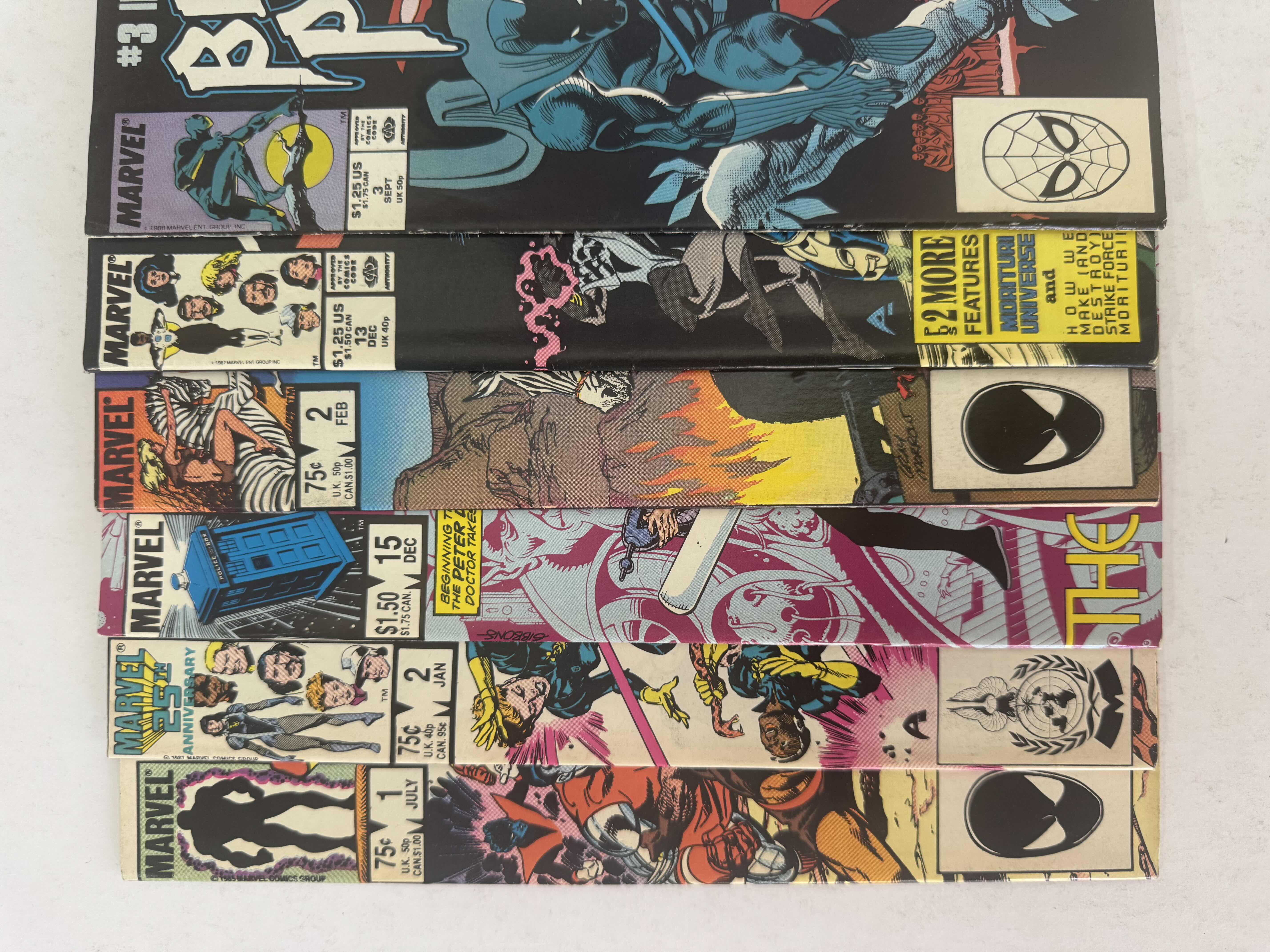 Photo 1 of 6- VINTAGE MARVEL COMIC BOOKS