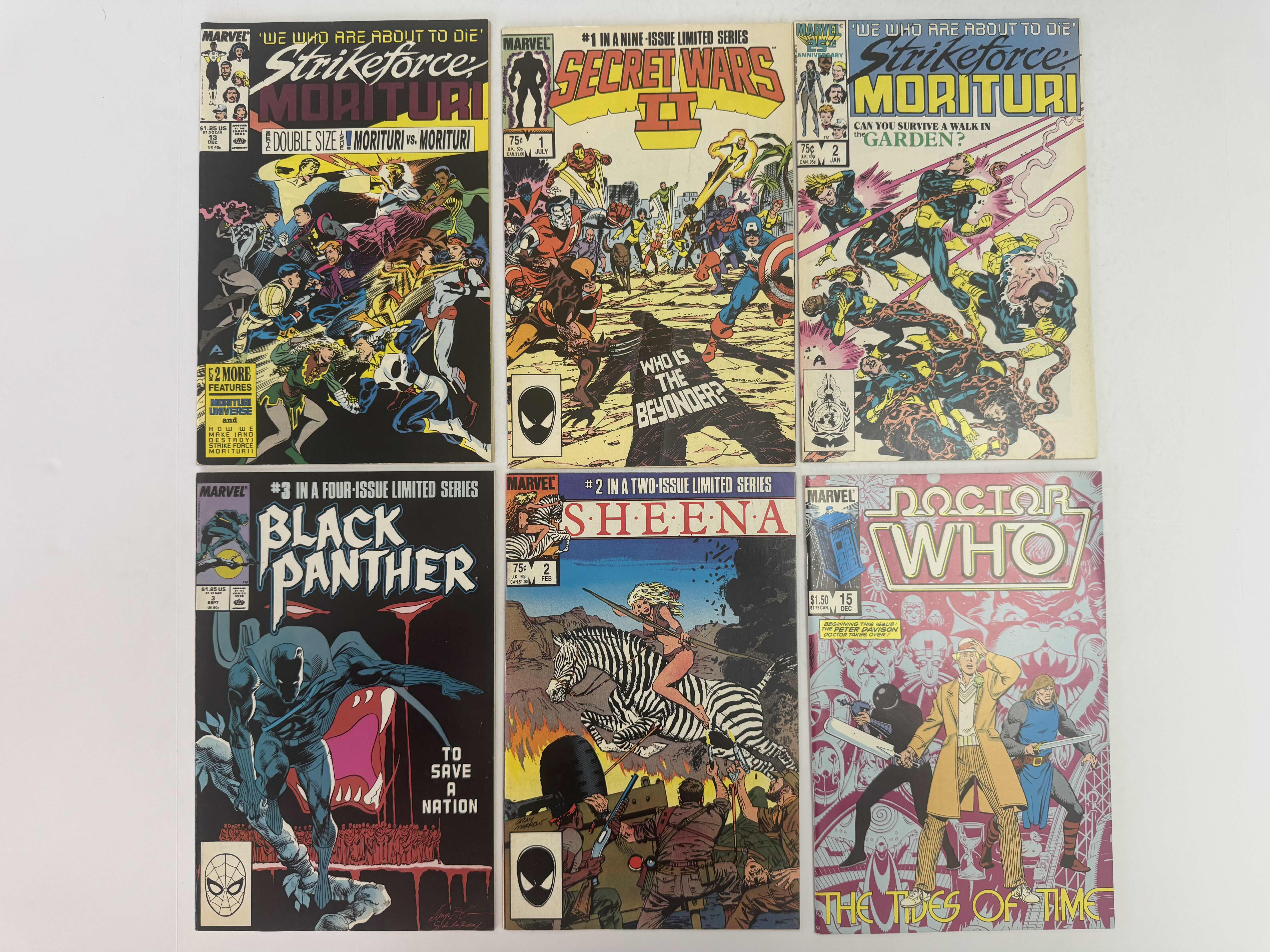 Photo 1 of 6- VINTAGE MARVEL COMIC BOOKS