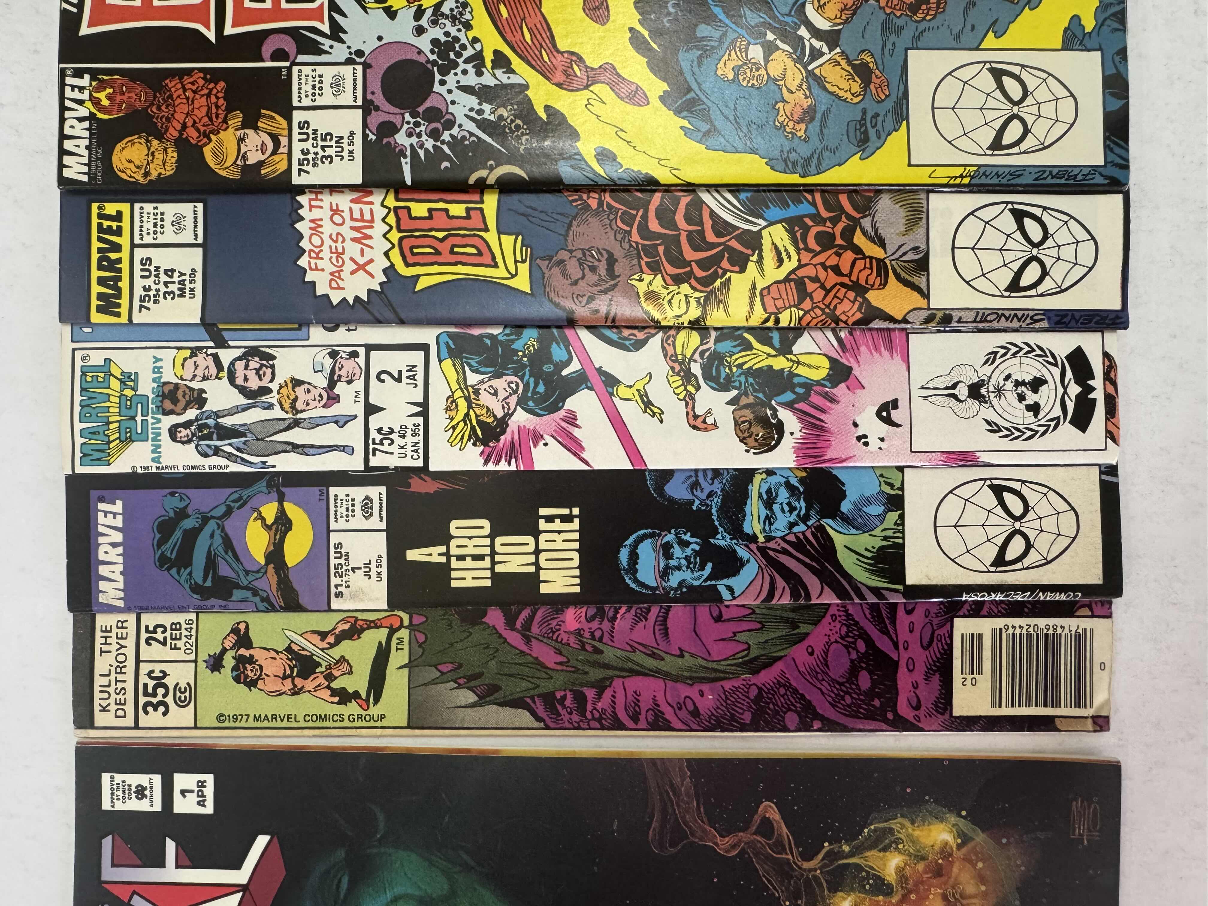 Photo 1 of 6- VINTAGE MARVEL COMIC BOOKS