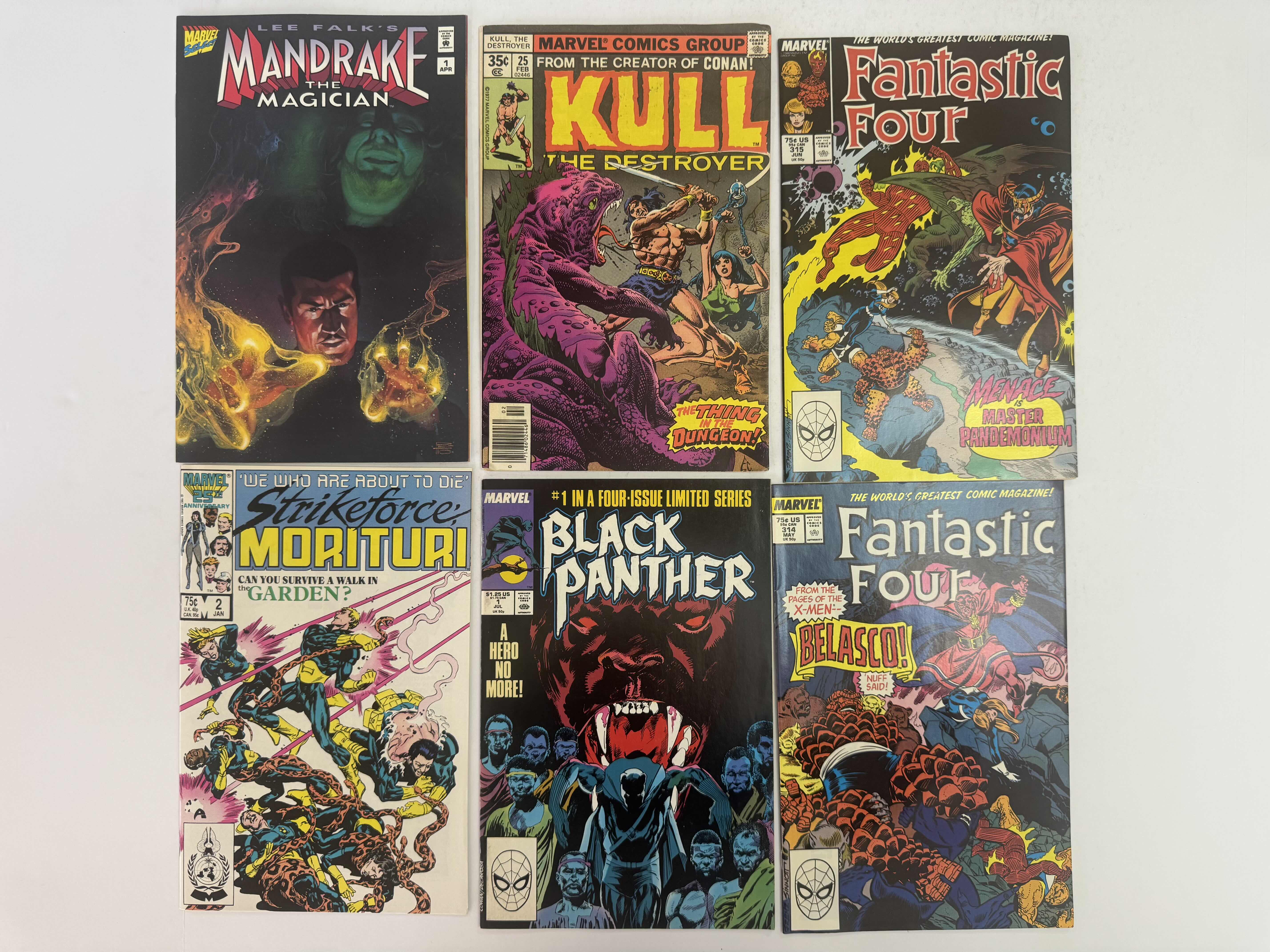 Photo 1 of 6- VINTAGE MARVEL COMIC BOOKS