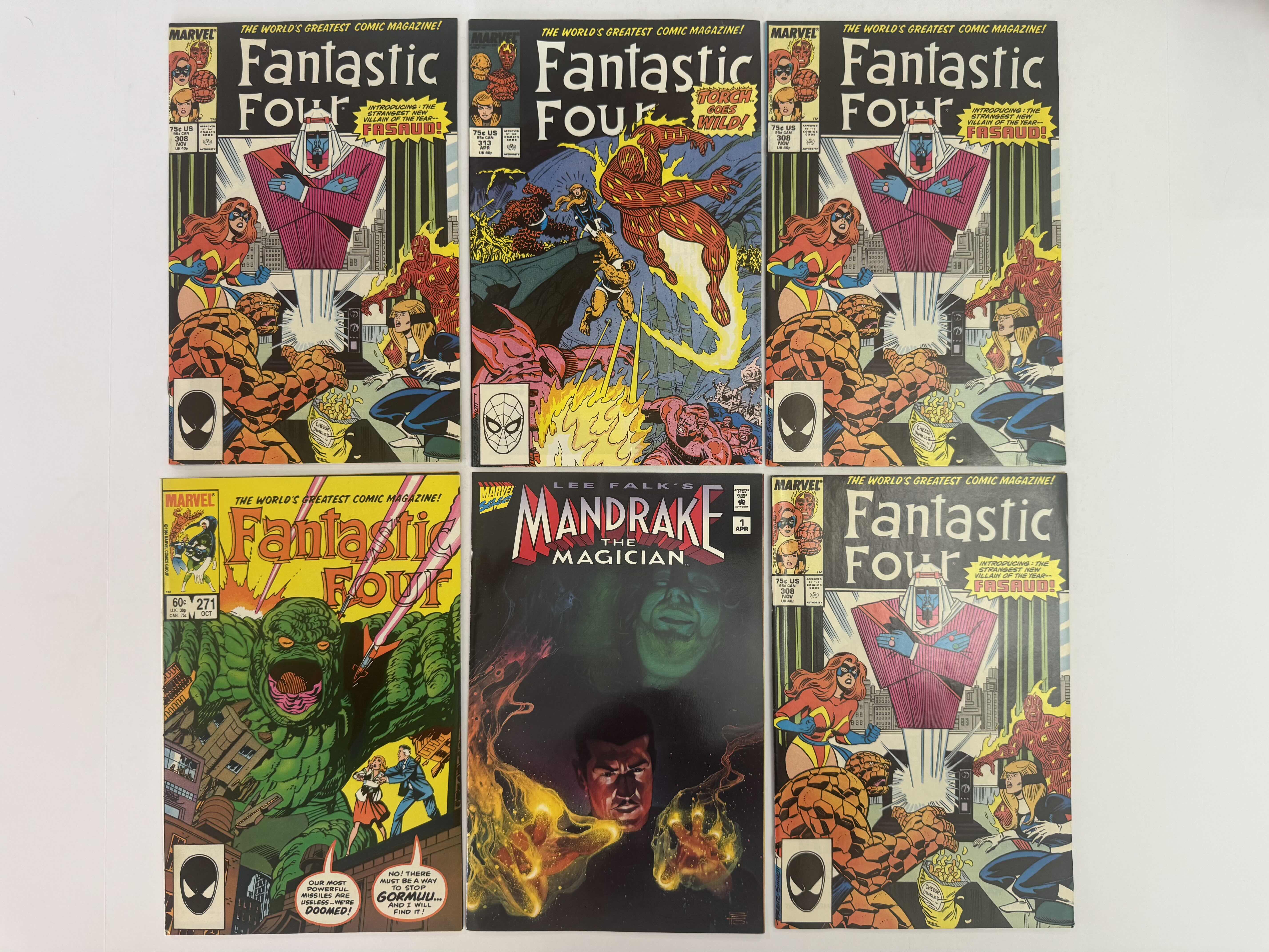 Photo 1 of 6- VINTAGE MARVEL COMIC BOOKS