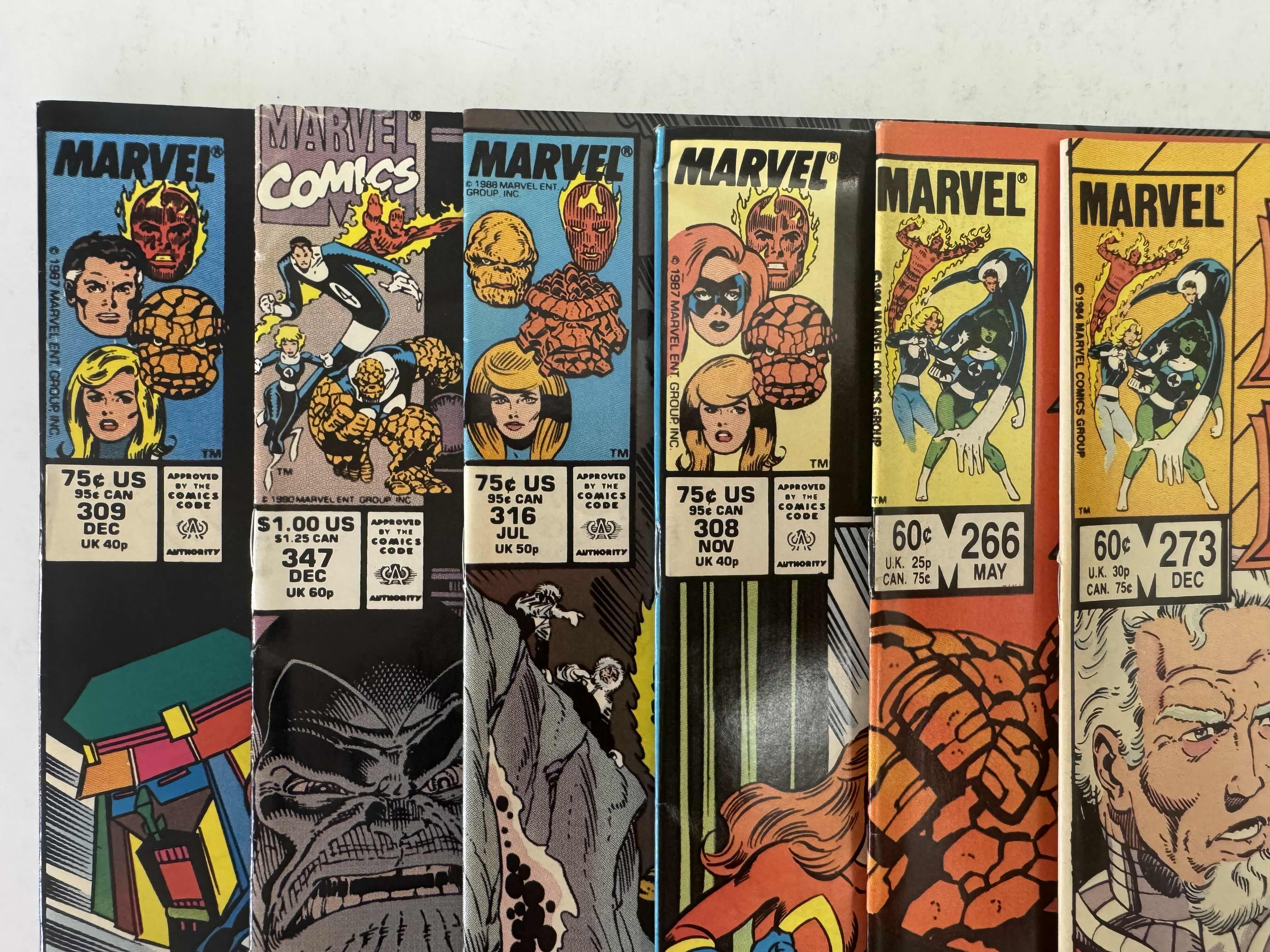 Photo 3 of 6- VINTAGE MARVEL FANTASTIC FOUR COMIC BOOKS