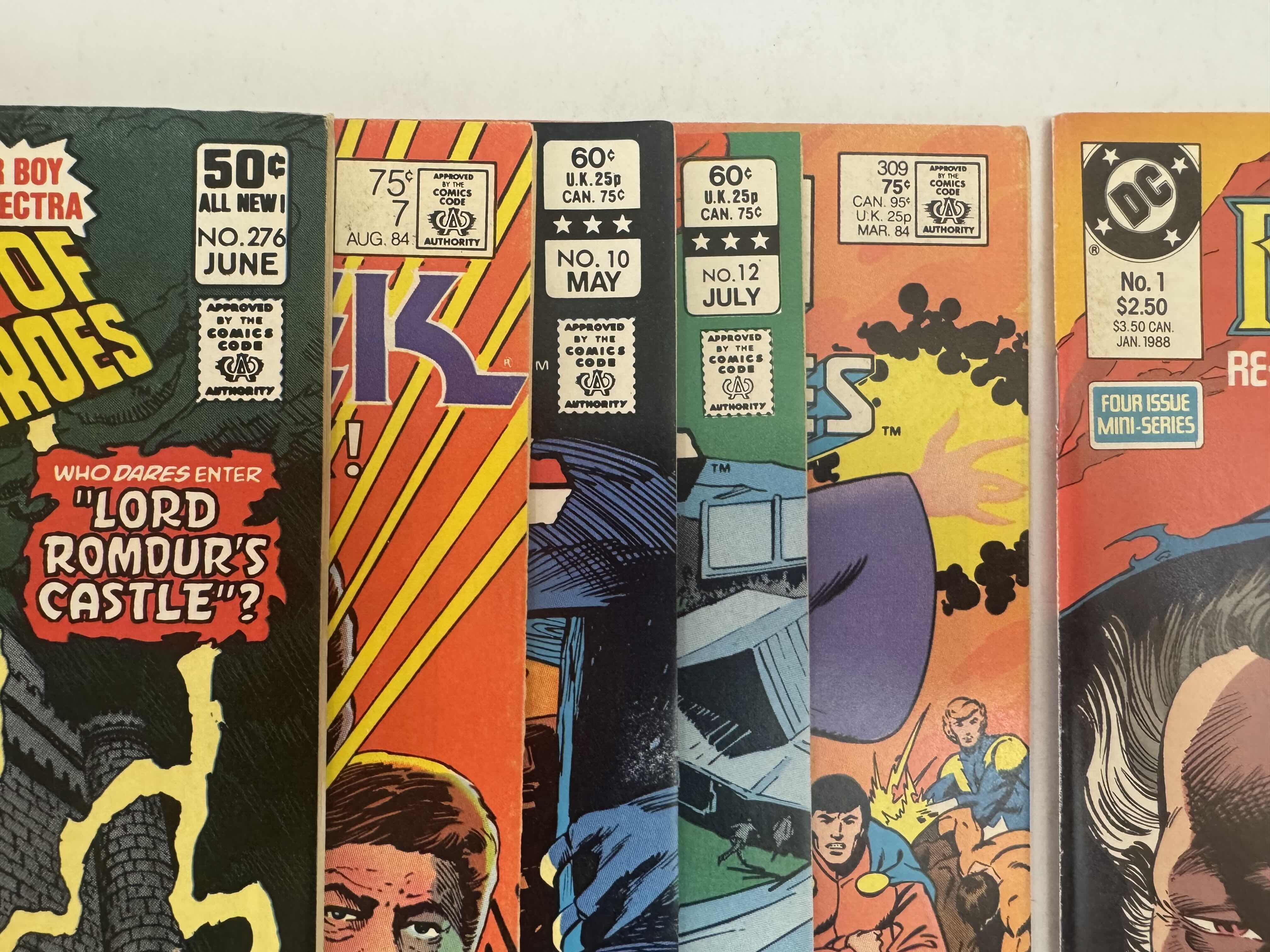 Photo 1 of 6- VINTAGE DC COMIC BOOKS