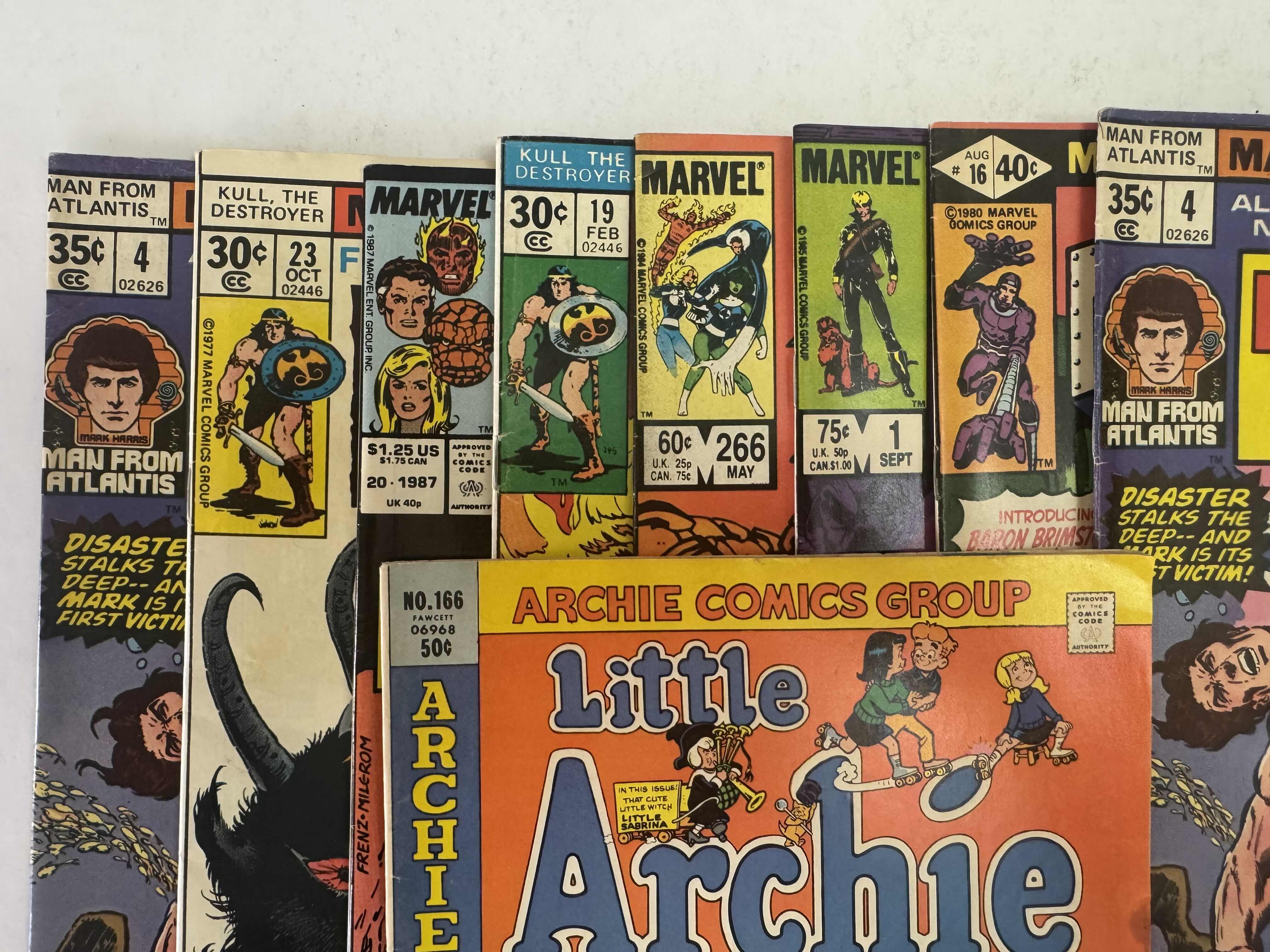 Photo 1 of 9- VINTAGE MARVEL COMIC BOOKS