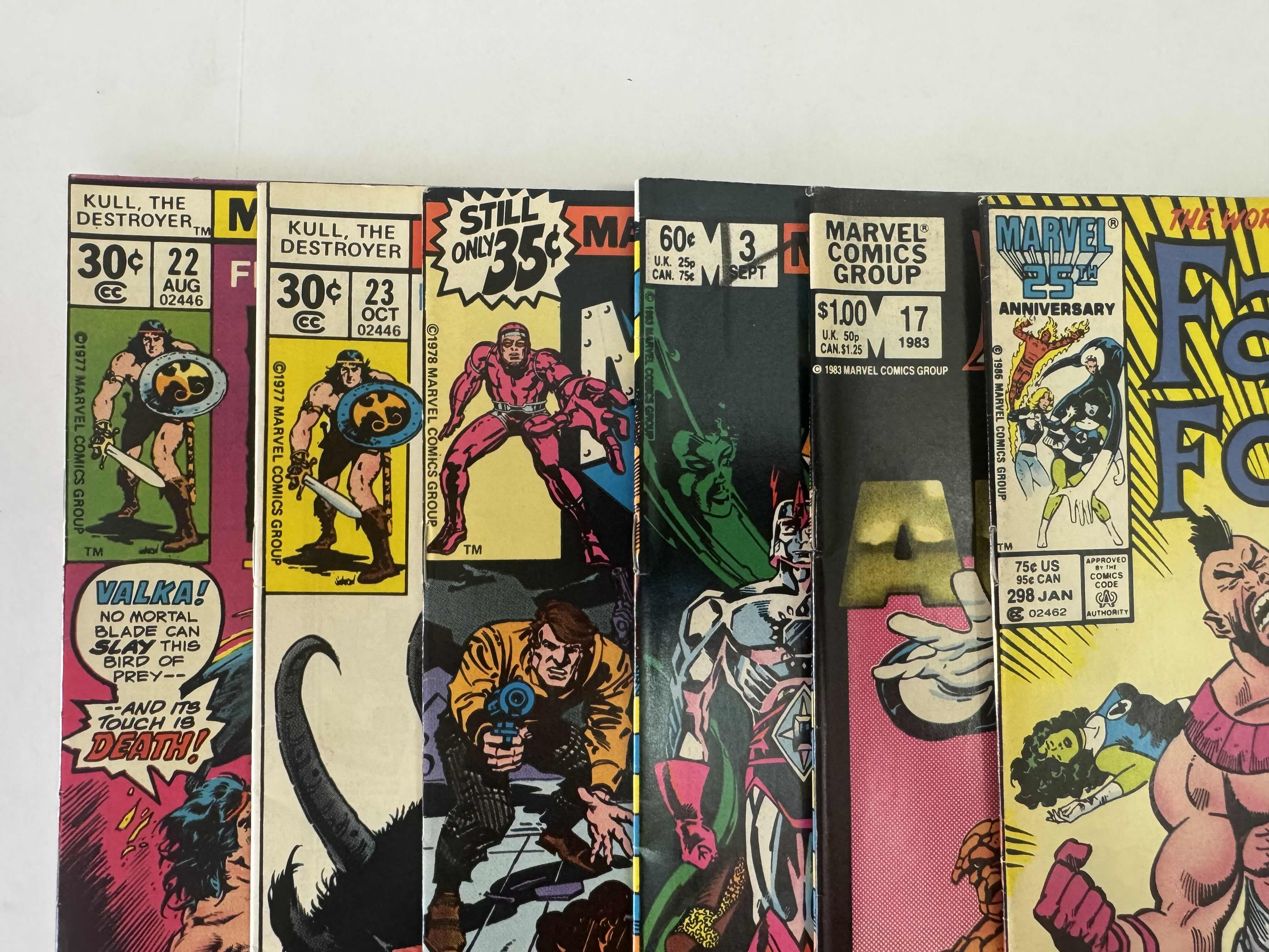 Photo 3 of 6- VINTAGE MARVEL COMIC BOOKS