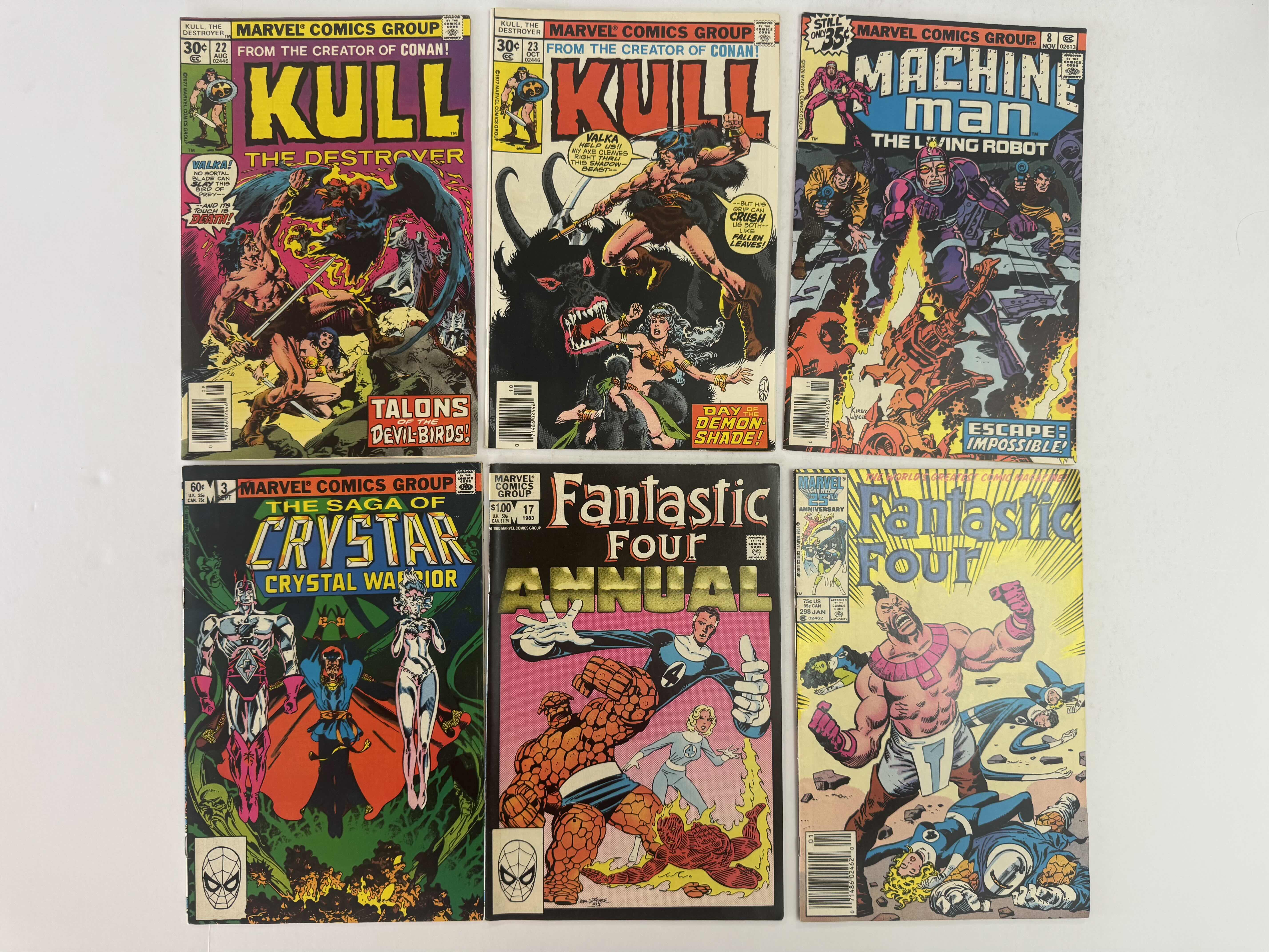 Photo 1 of 6- VINTAGE MARVEL COMIC BOOKS