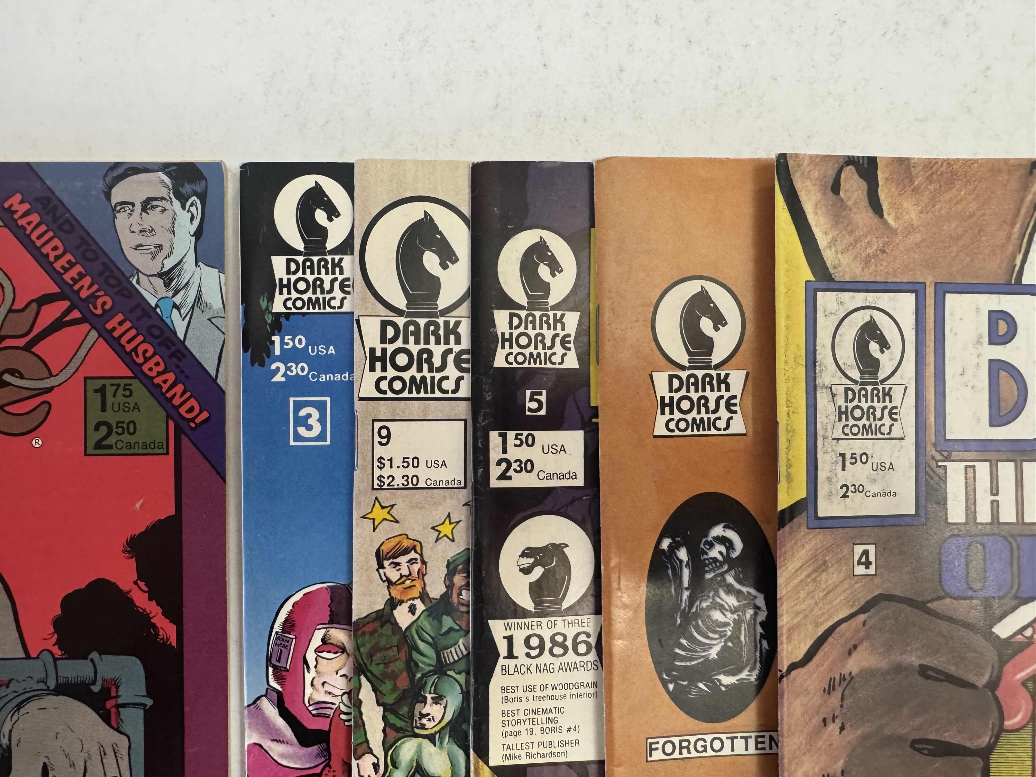 Photo 1 of 6- VINTAGE DARK HORSE COMIC BOOKS