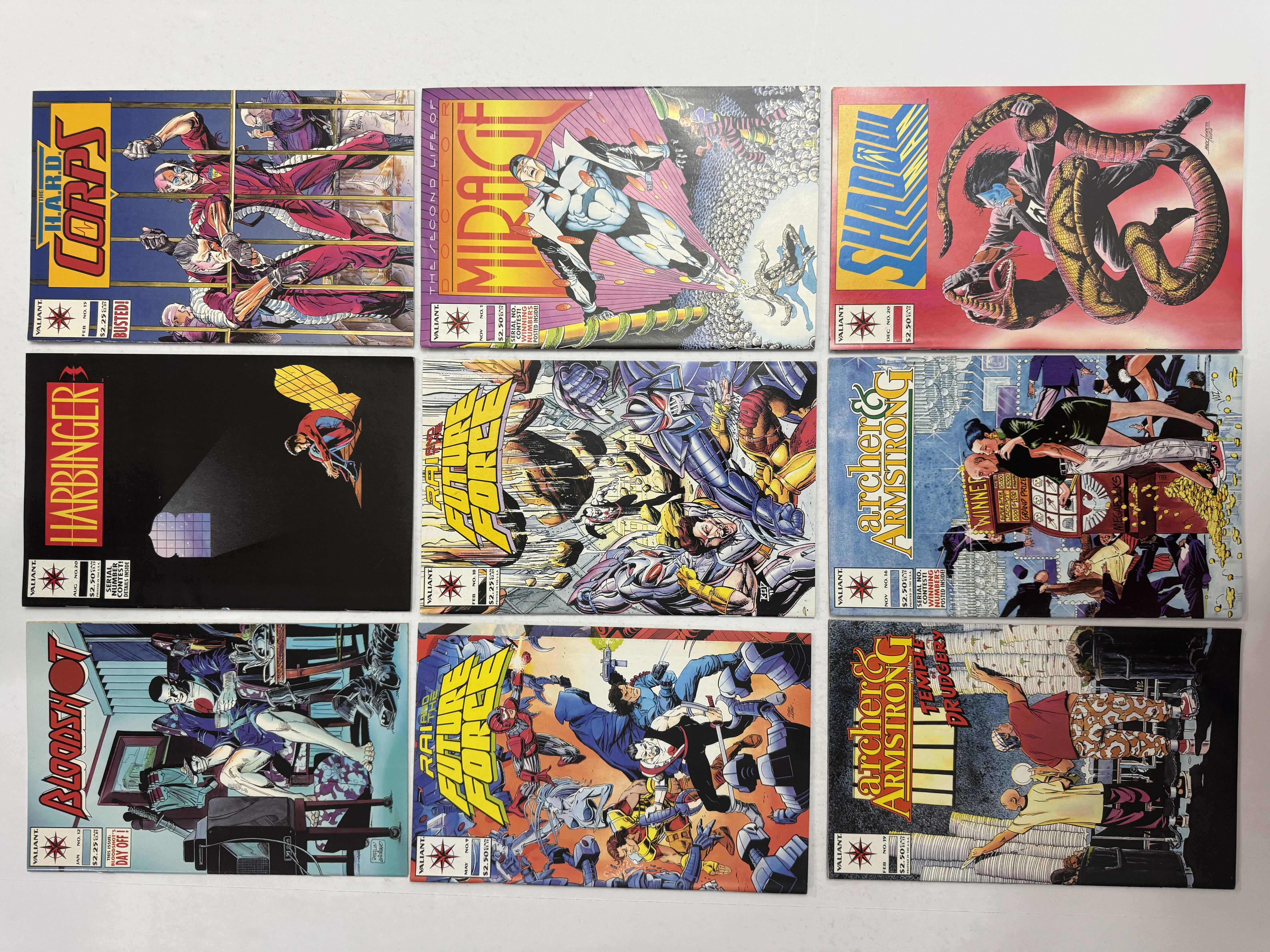 Photo 1 of 9- VINTAGE VALIANT COMIC BOOKS