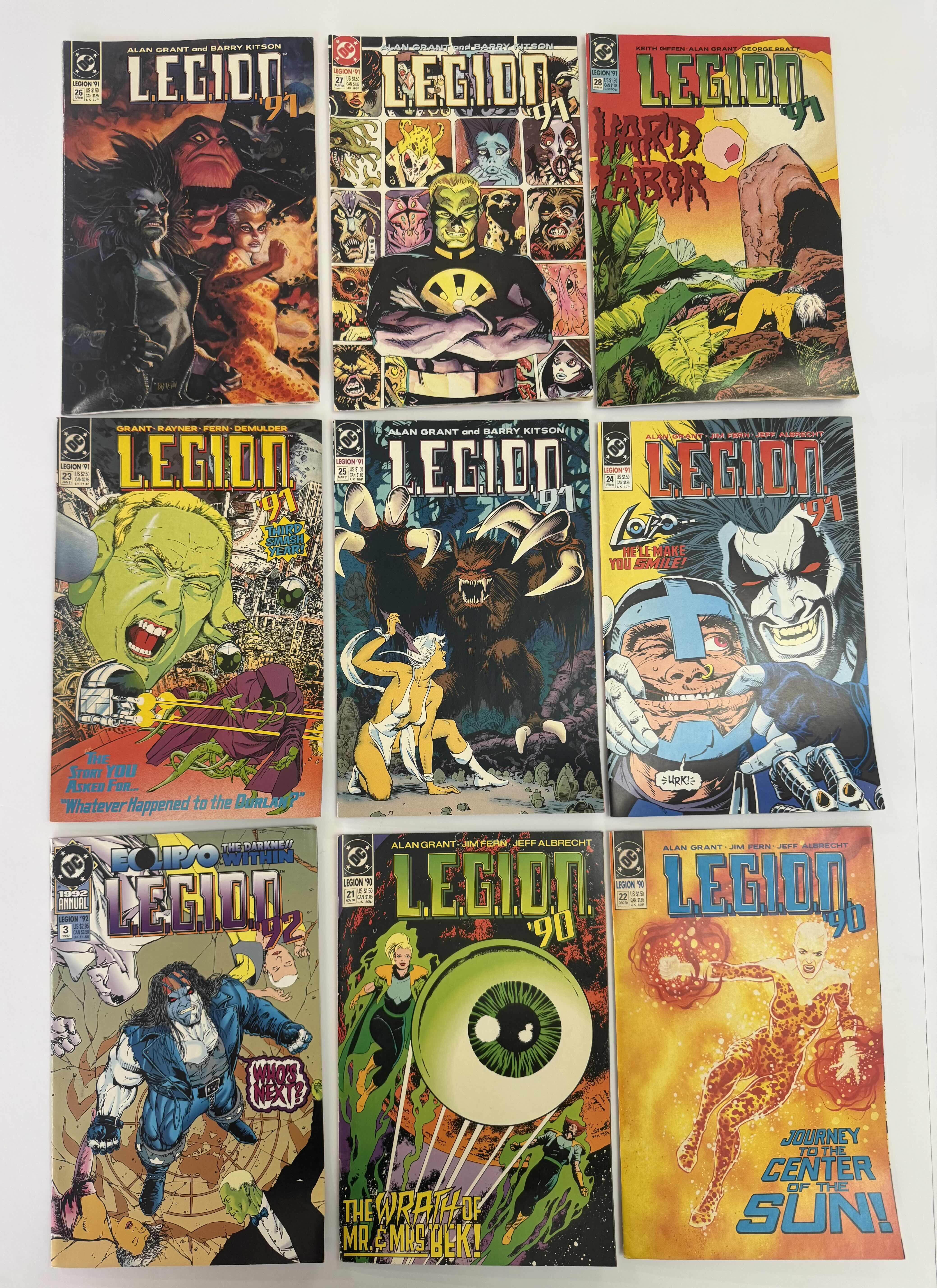 Photo 1 of 9- VINTAGE DC LEGION COMIC BOOKS