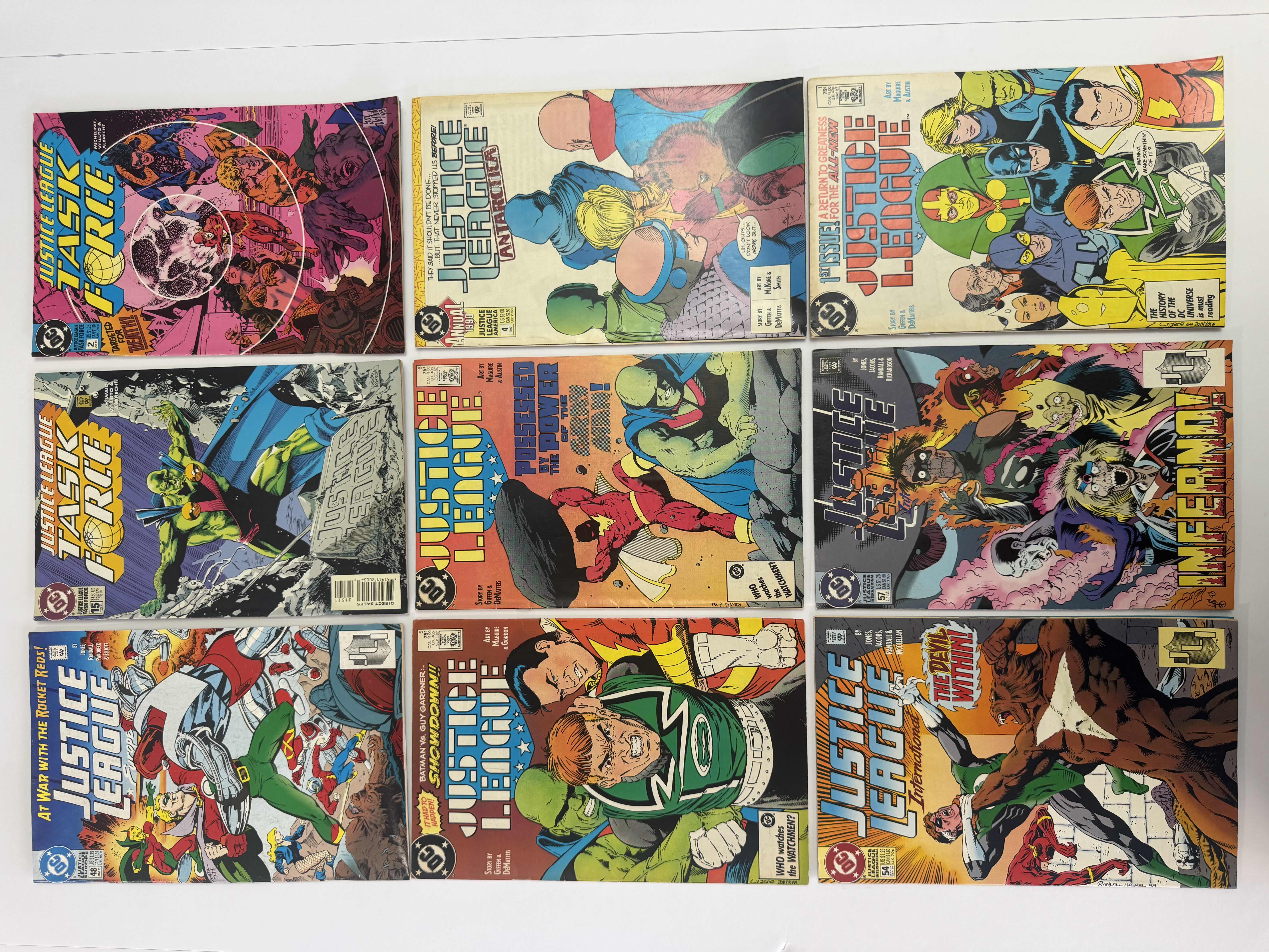 Photo 1 of 9- VINTAGE JUSTICE LEAGUE COMIC BOOKS