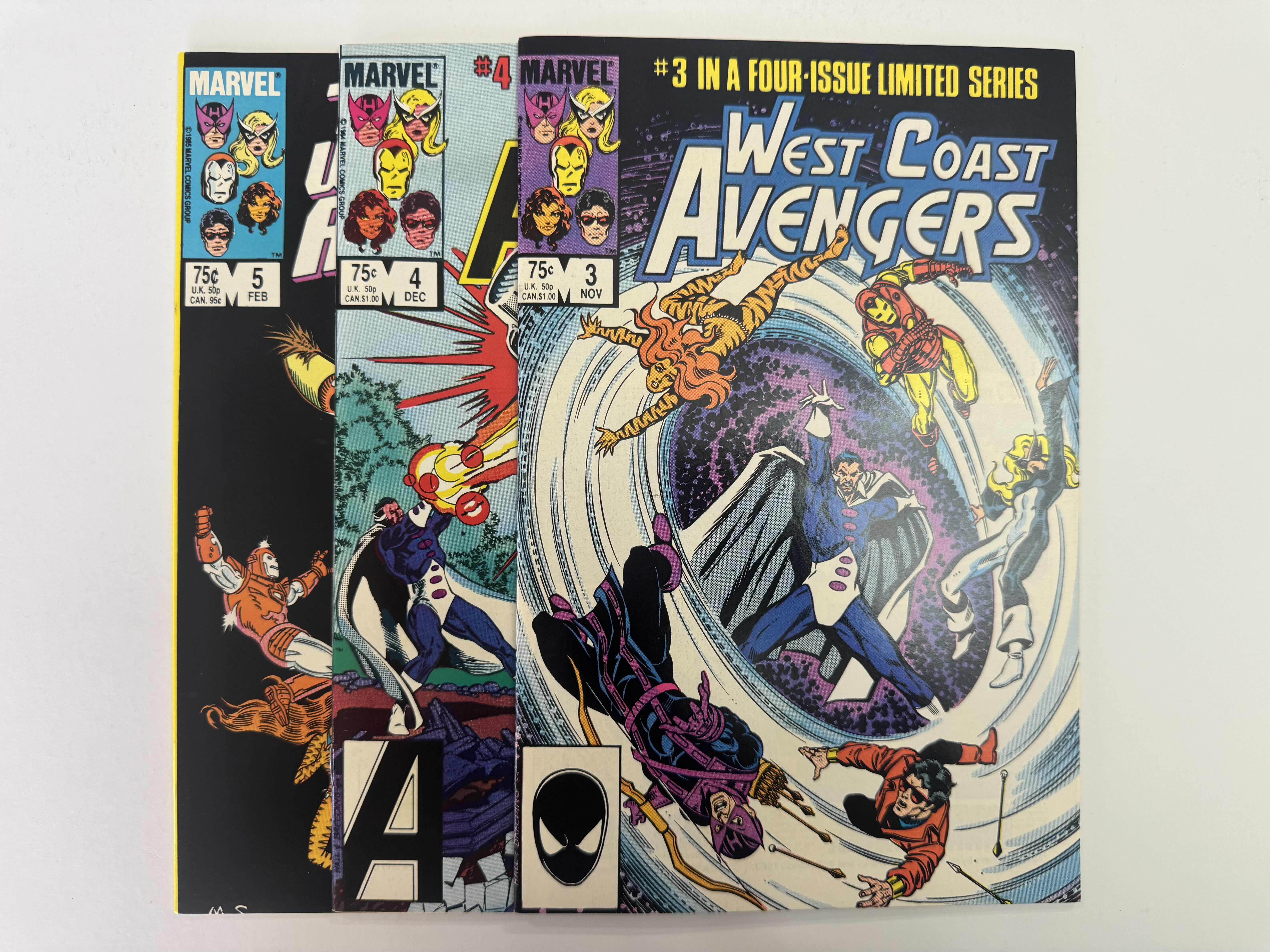 Photo 1 of 6- VINTAGE WEST COAST AVENGERS COMIC BOOKS