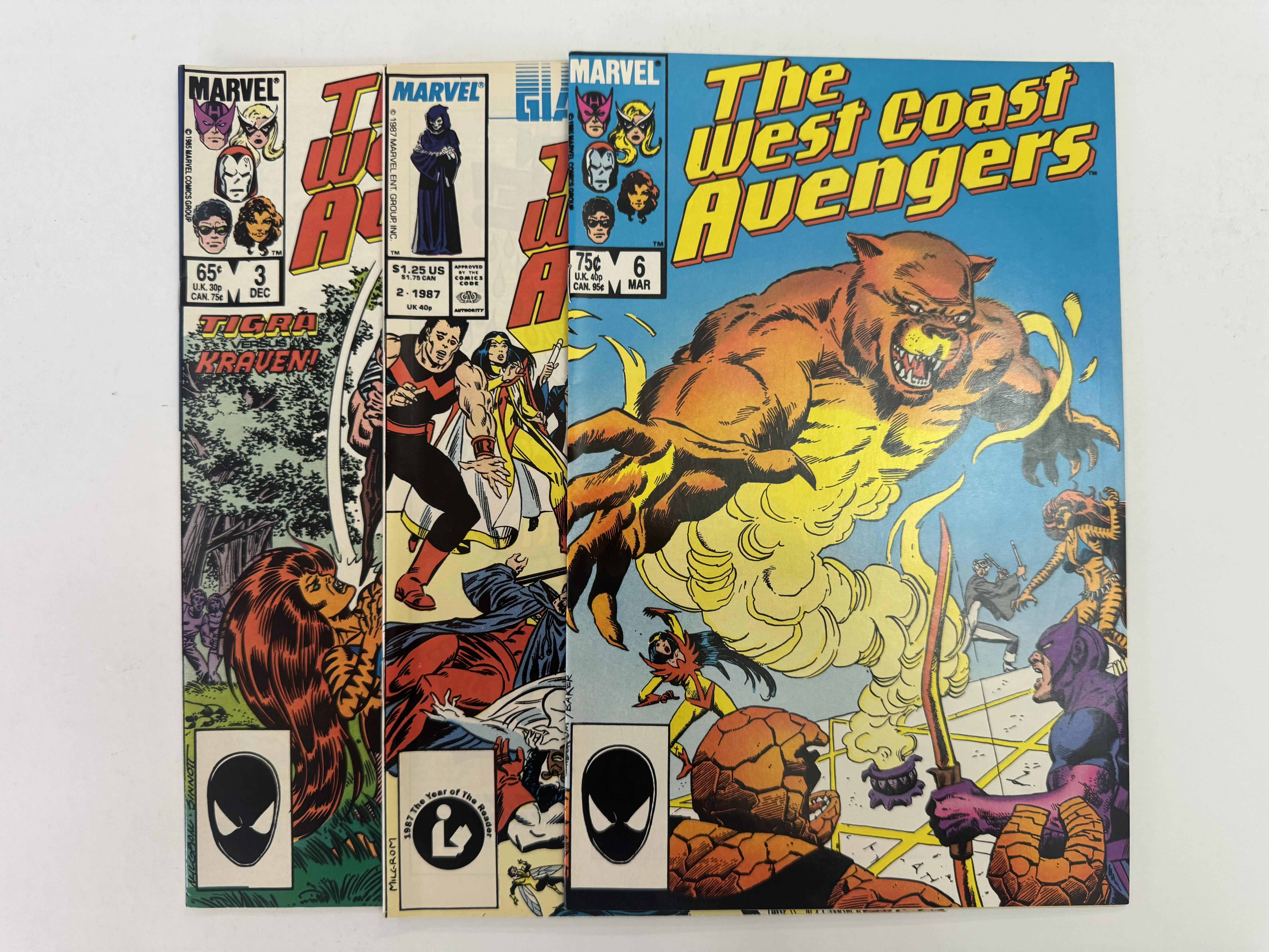 Photo 1 of 6- VINTAGE WEST COAST AVENGERS COMIC BOOKS