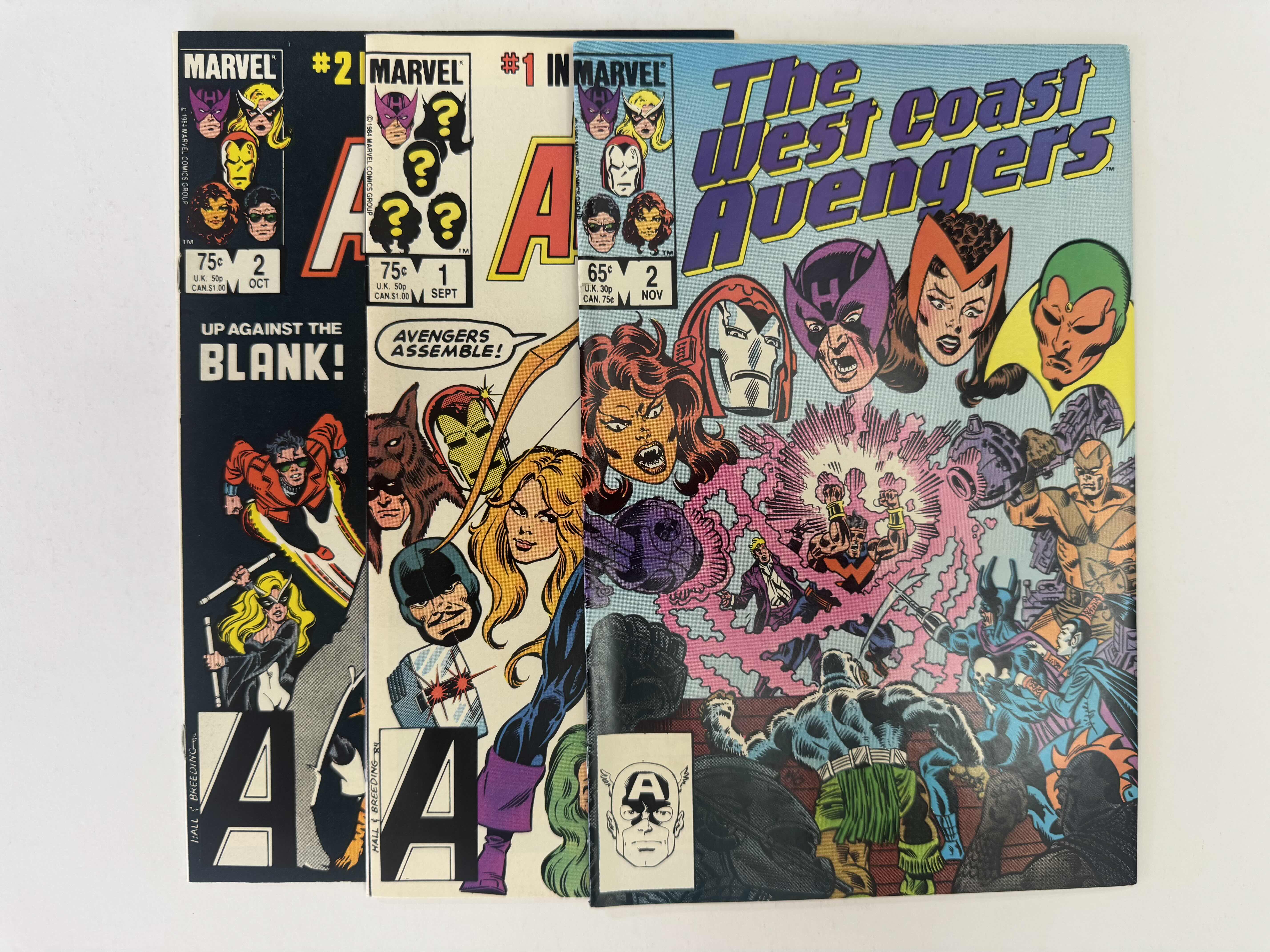 Photo 1 of 6- VINTAGE WEST COAST AVENGERS COMIC BOOKS
