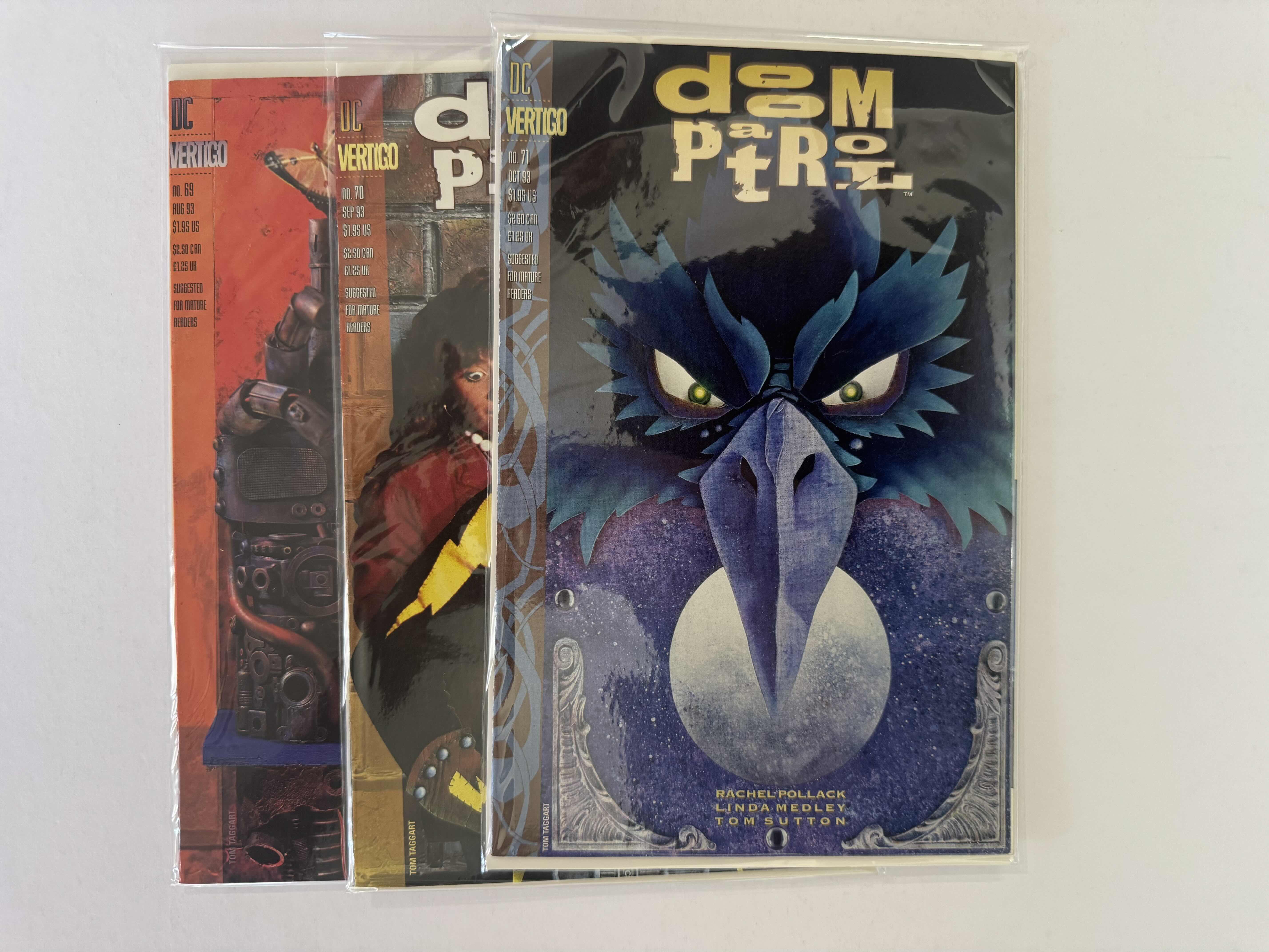 Photo 1 of 6- VINTAGE DC DOOM PATROL COMIC BOOKS