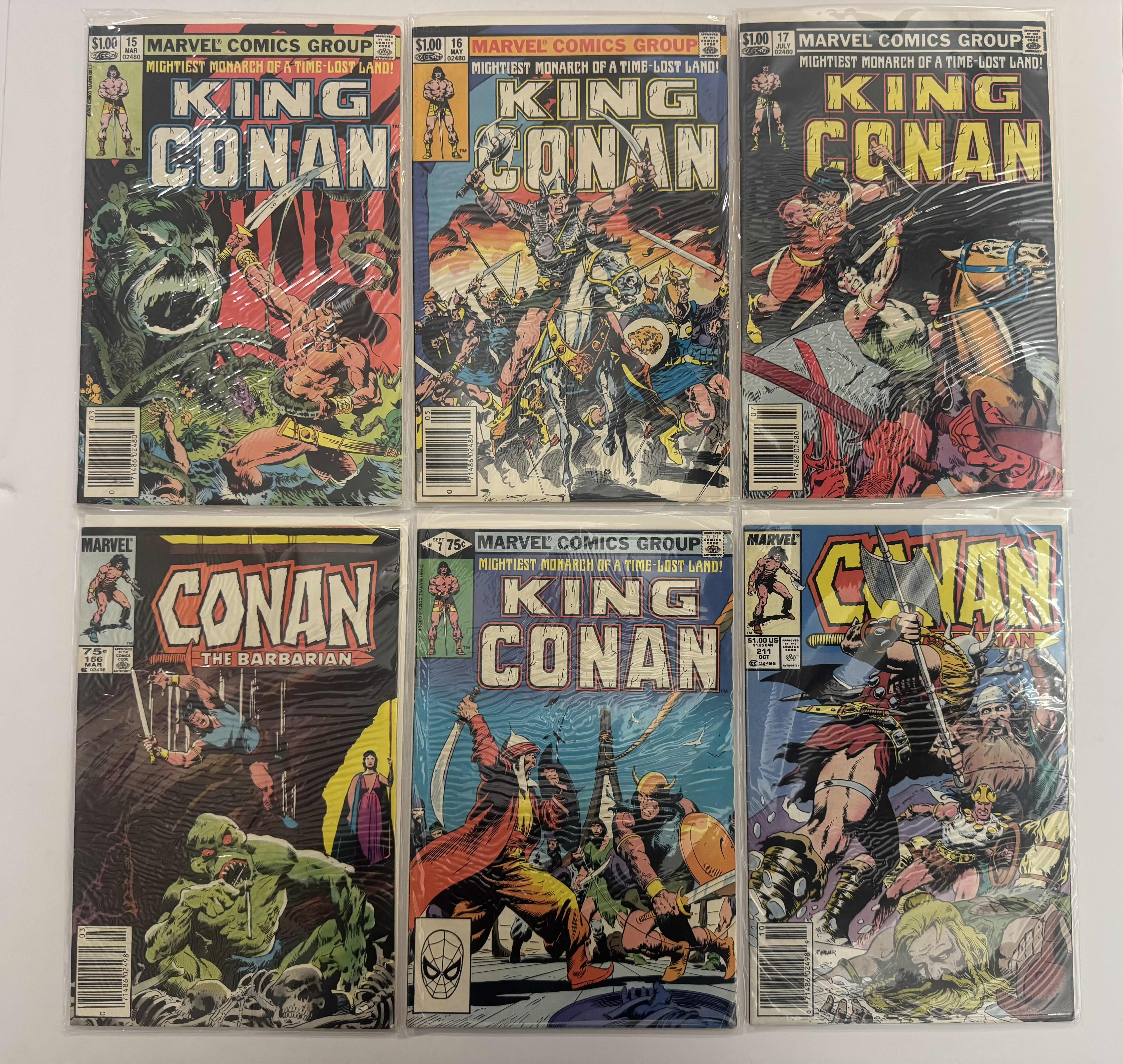 Photo 1 of 6- VINTAGE MARVEL COMIC BOOKS