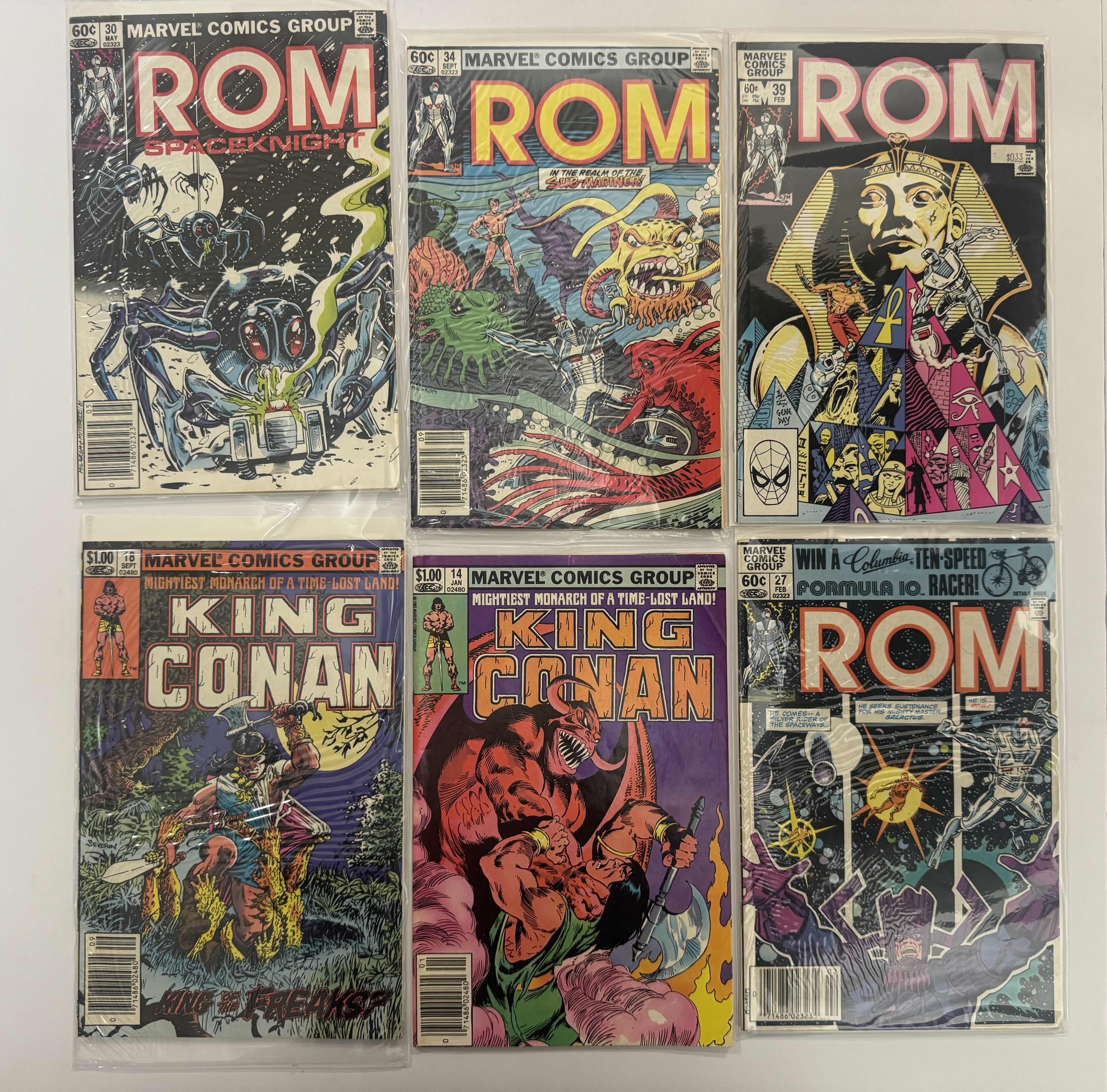 Photo 1 of 6- VINTAGE MARVEL COMIC BOOKS