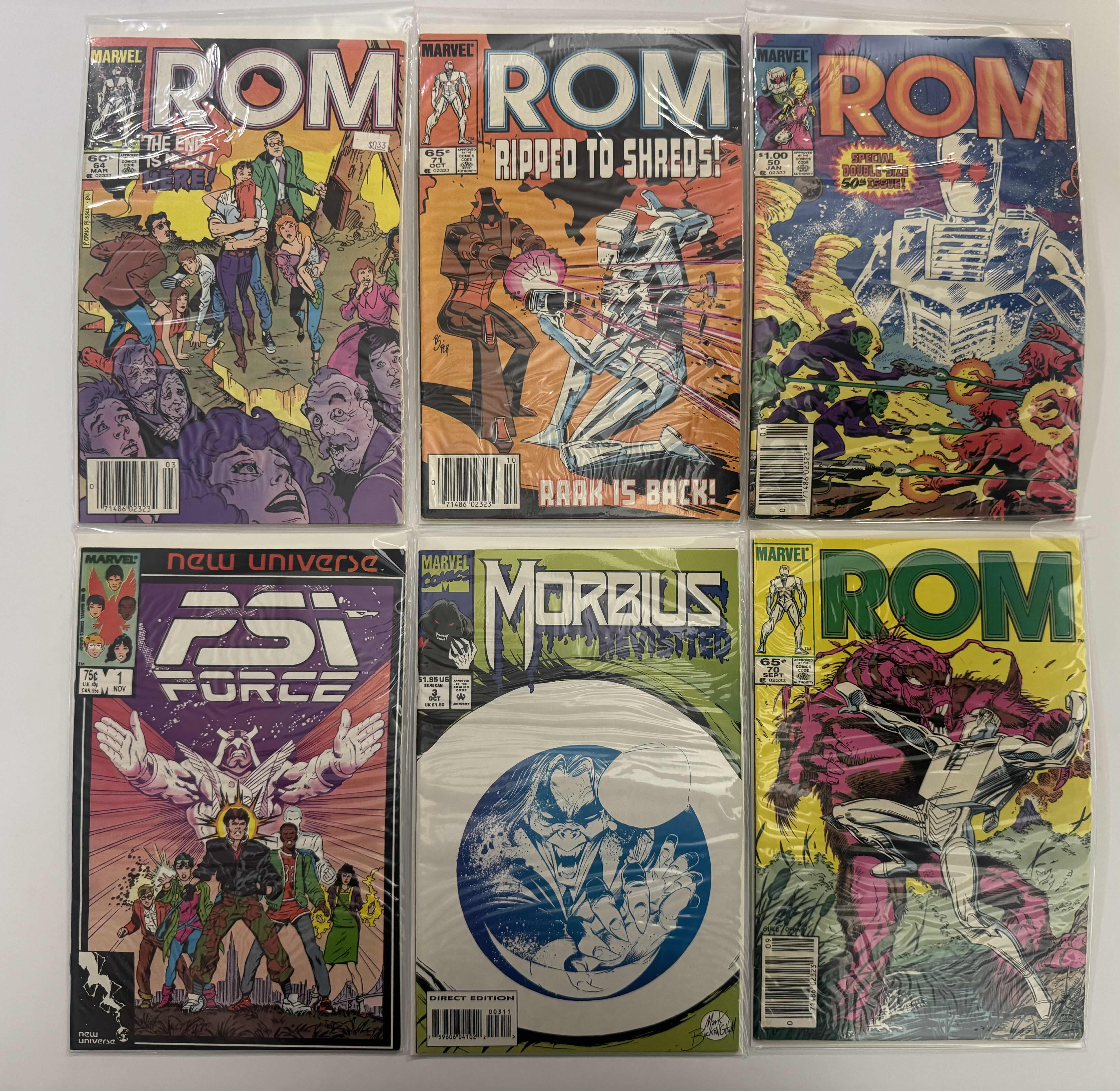 Photo 1 of 6- VINTAGE MARVEL COMIC BOOKS