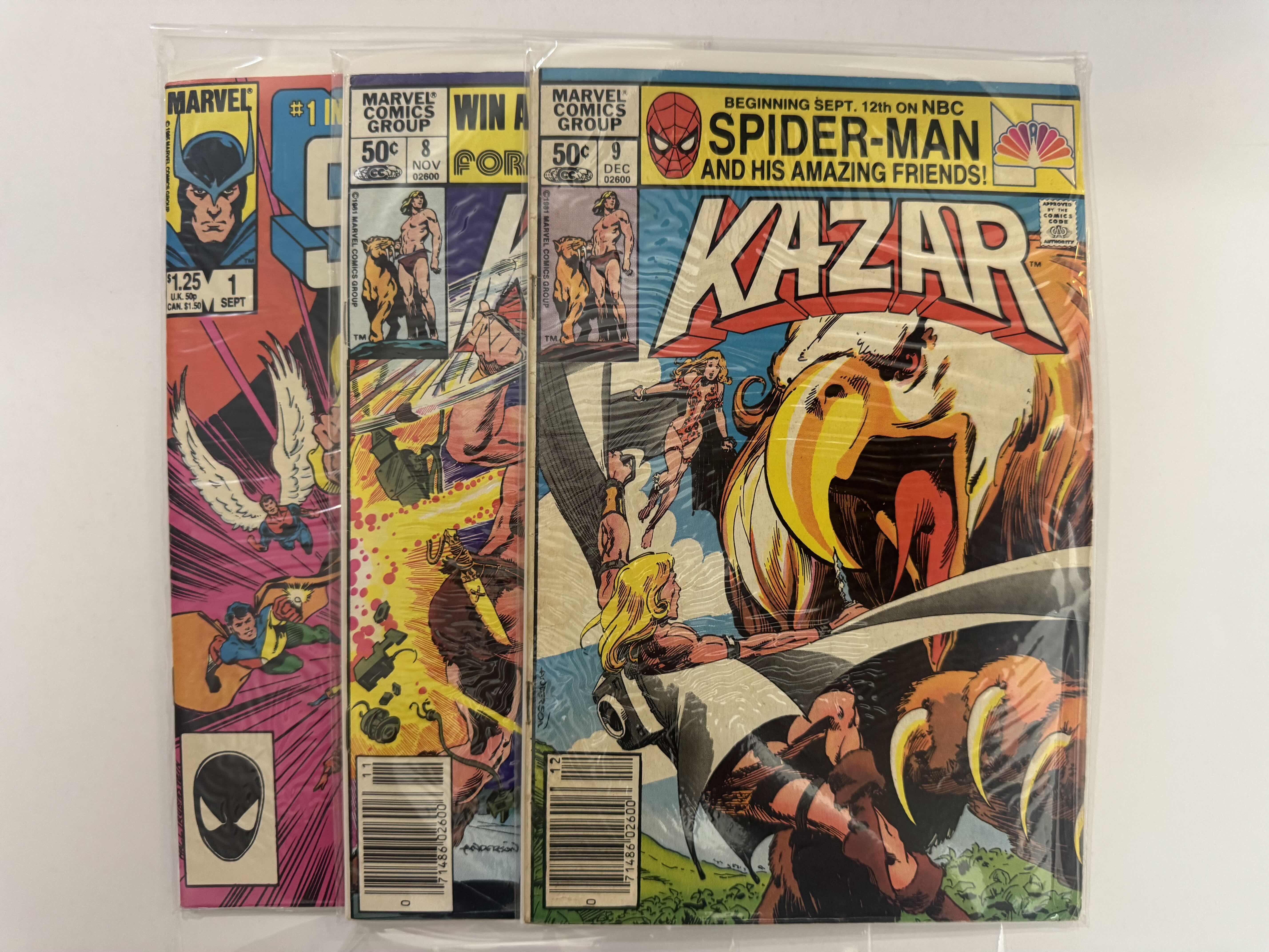 Photo 1 of 6- VINTAGE MARVEL COMIC BOOKS