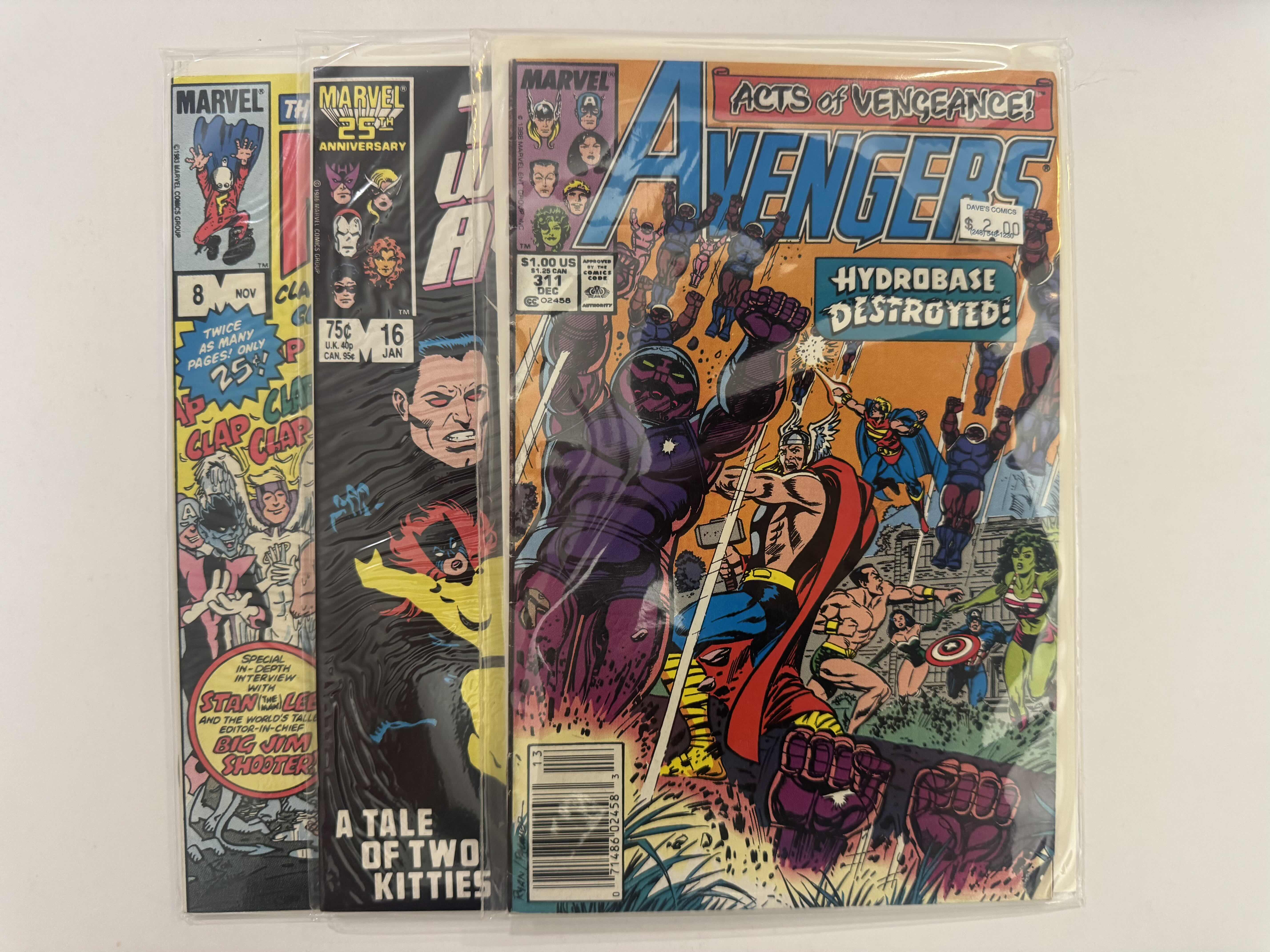 Photo 1 of 6- VINTAGE MARVEL COMIC BOOKS