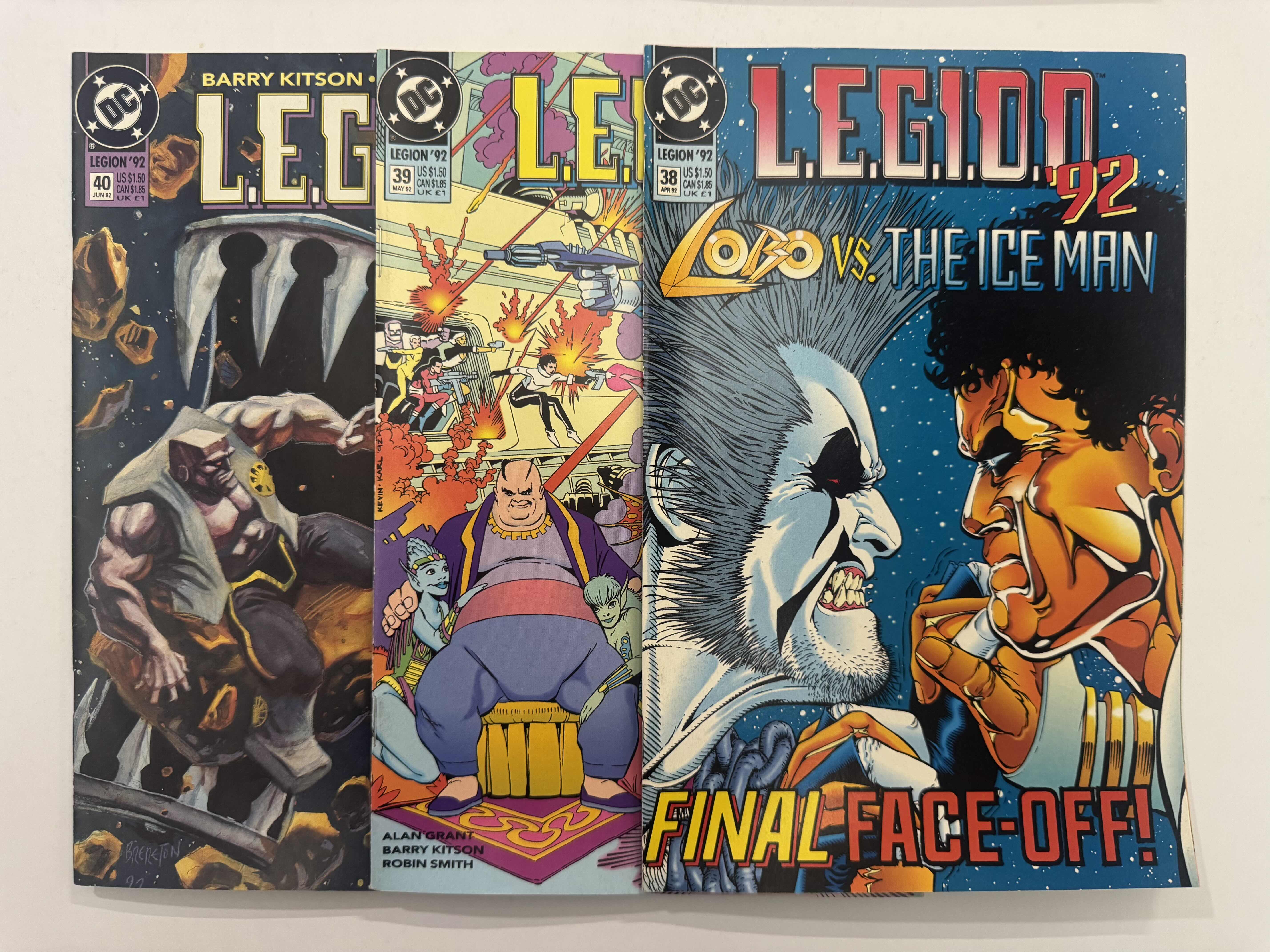 Photo 1 of 6- VINTAGE DC LEGION COMIC BOOKS