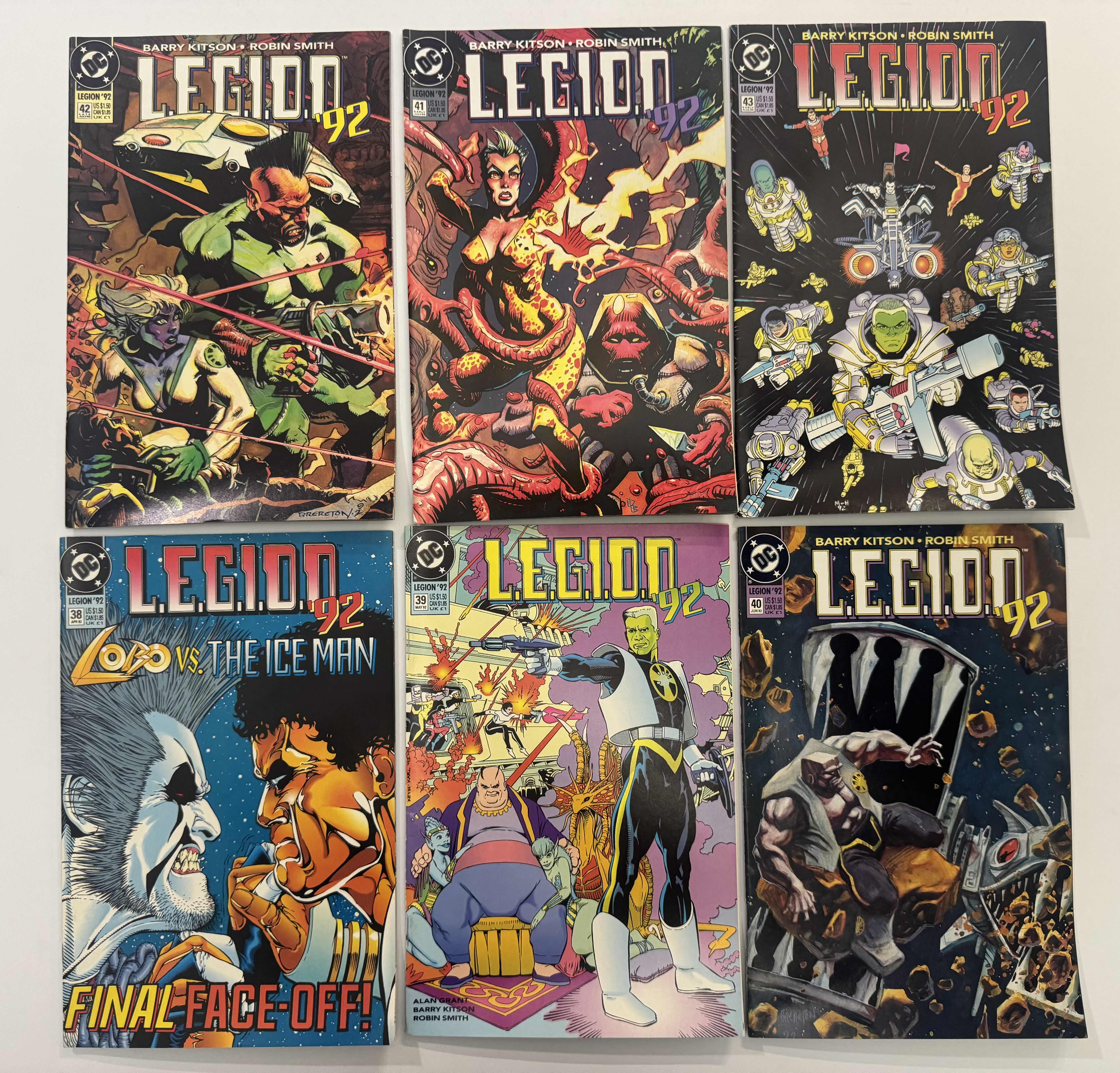 Photo 1 of 6- VINTAGE DC LEGION COMIC BOOKS
