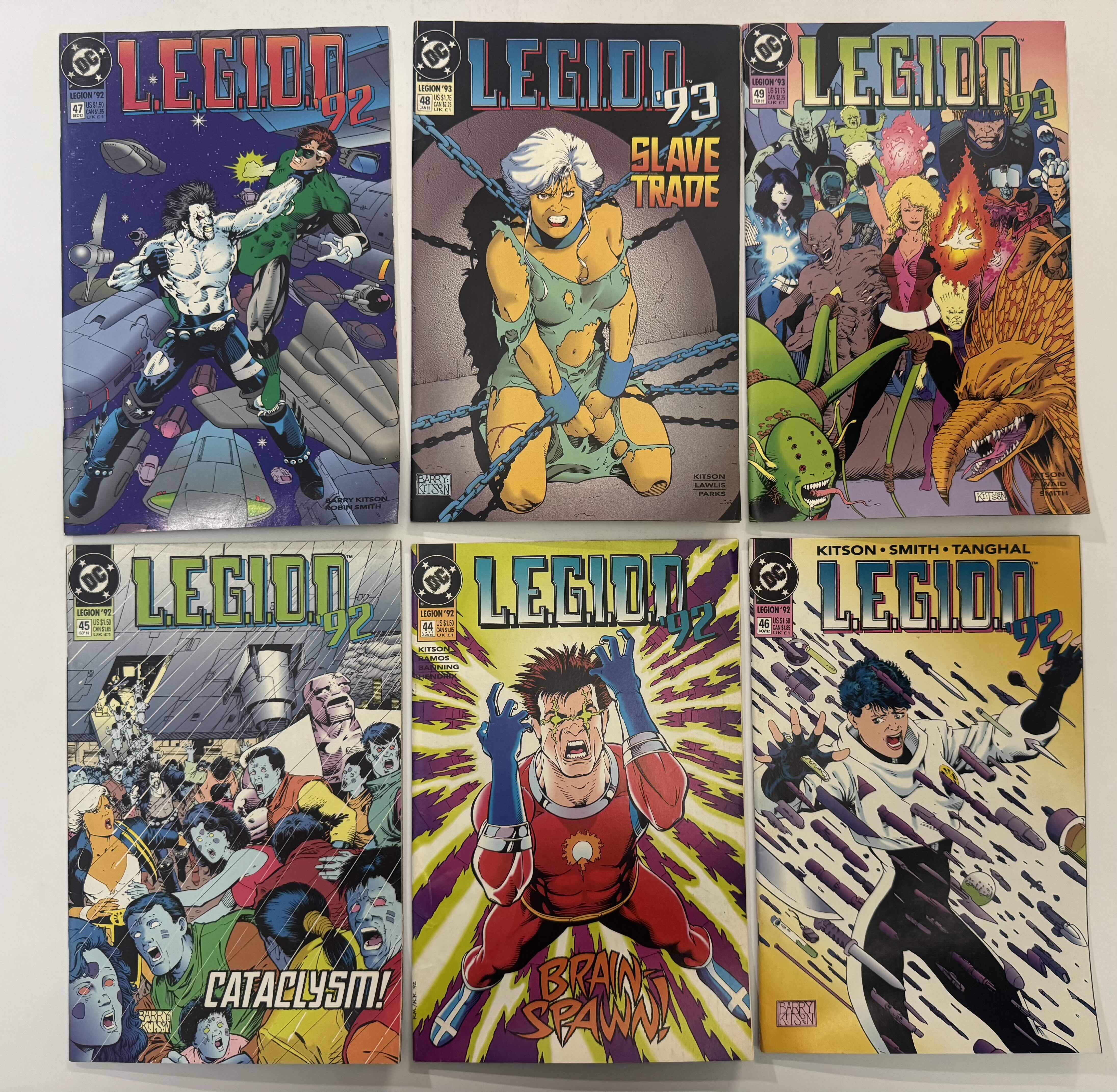 Photo 1 of 6- VINTAGE DC LEGION COMIC BOOKS