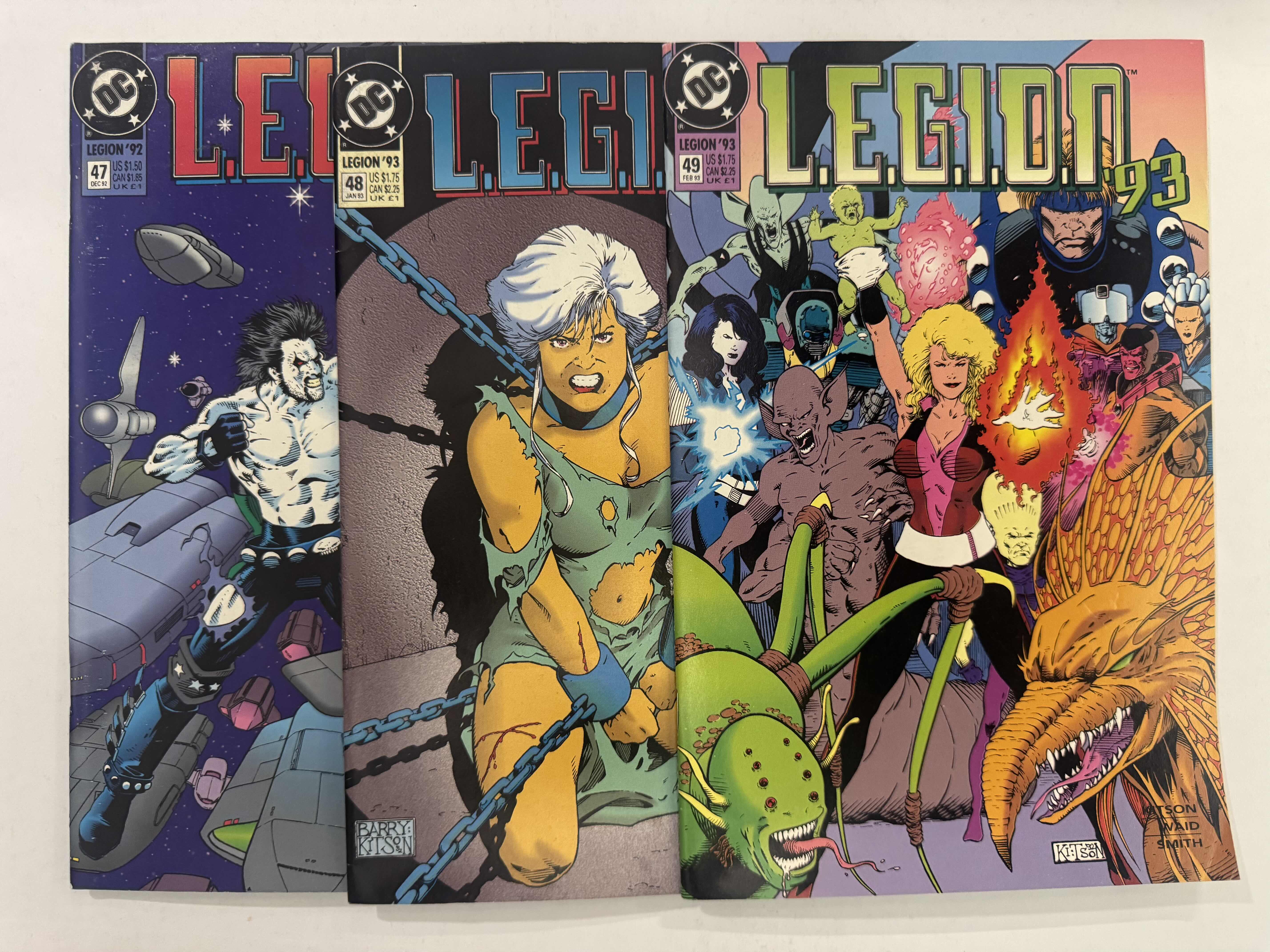 Photo 1 of 6- VINTAGE DC LEGION COMIC BOOKS