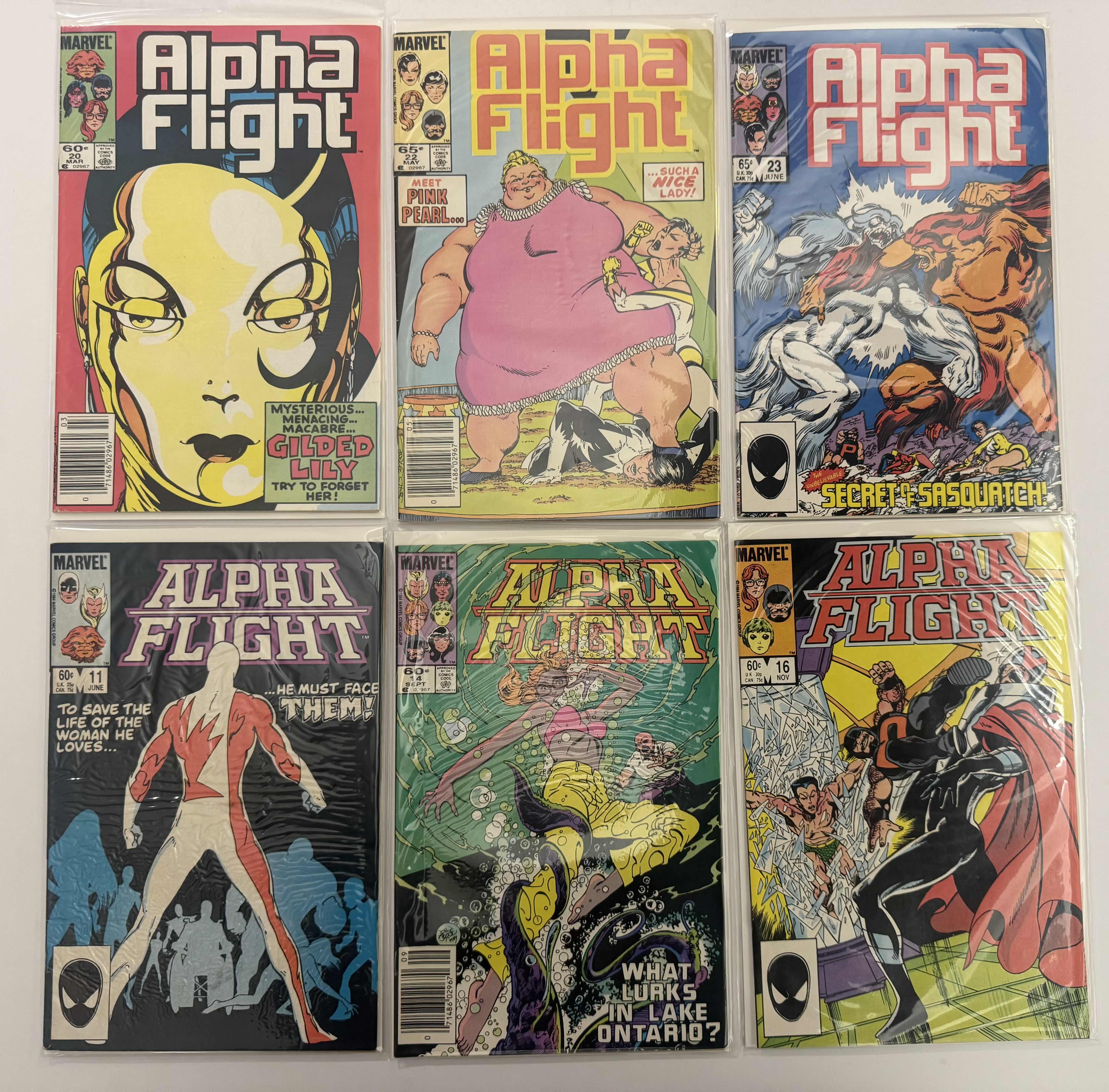 Photo 1 of 6- VINTAGE MARVEL COMIC BOOKS