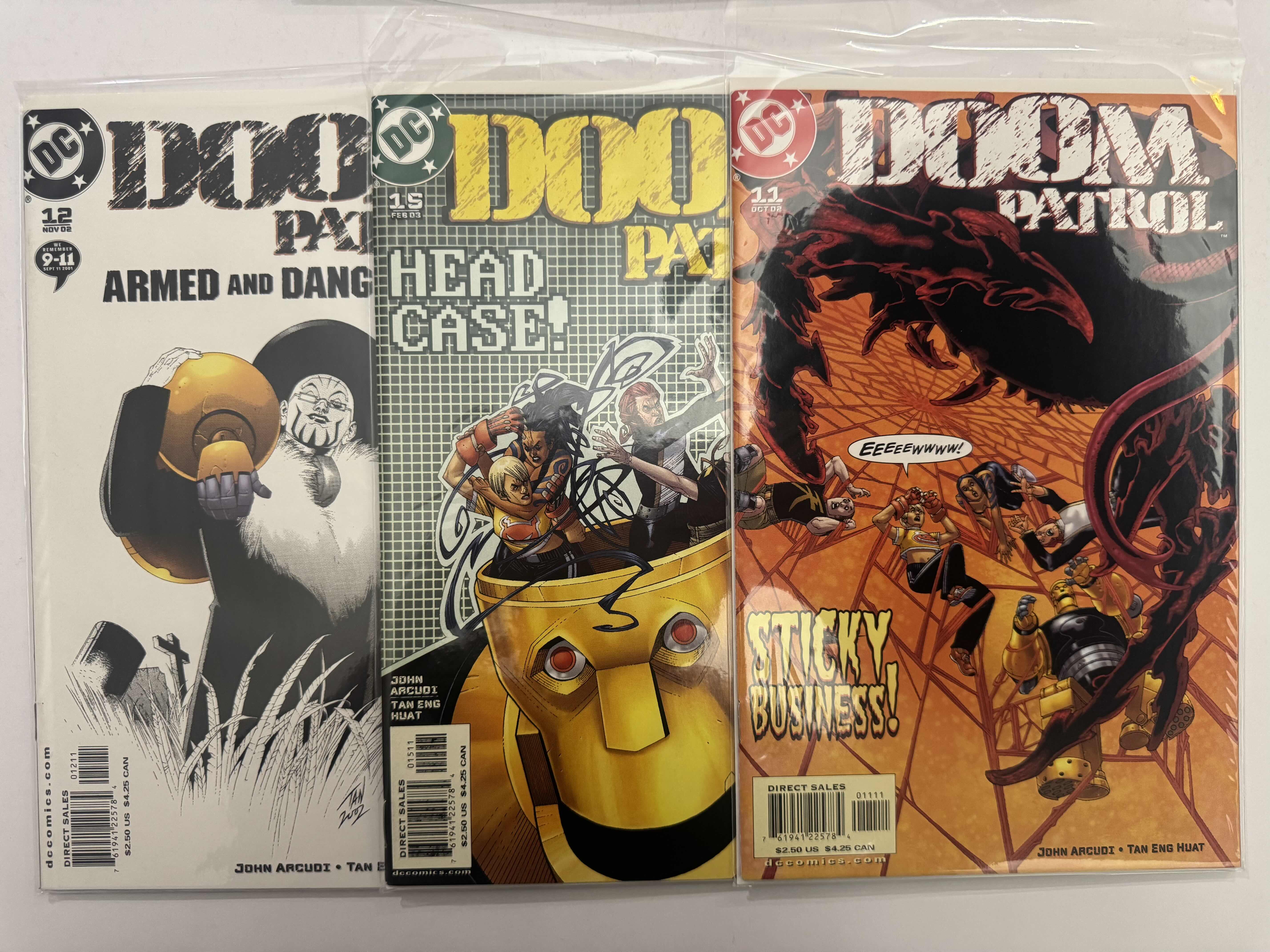 Photo 1 of 6- VINTAGE DC DOOM PATROL COMIC BOOKS