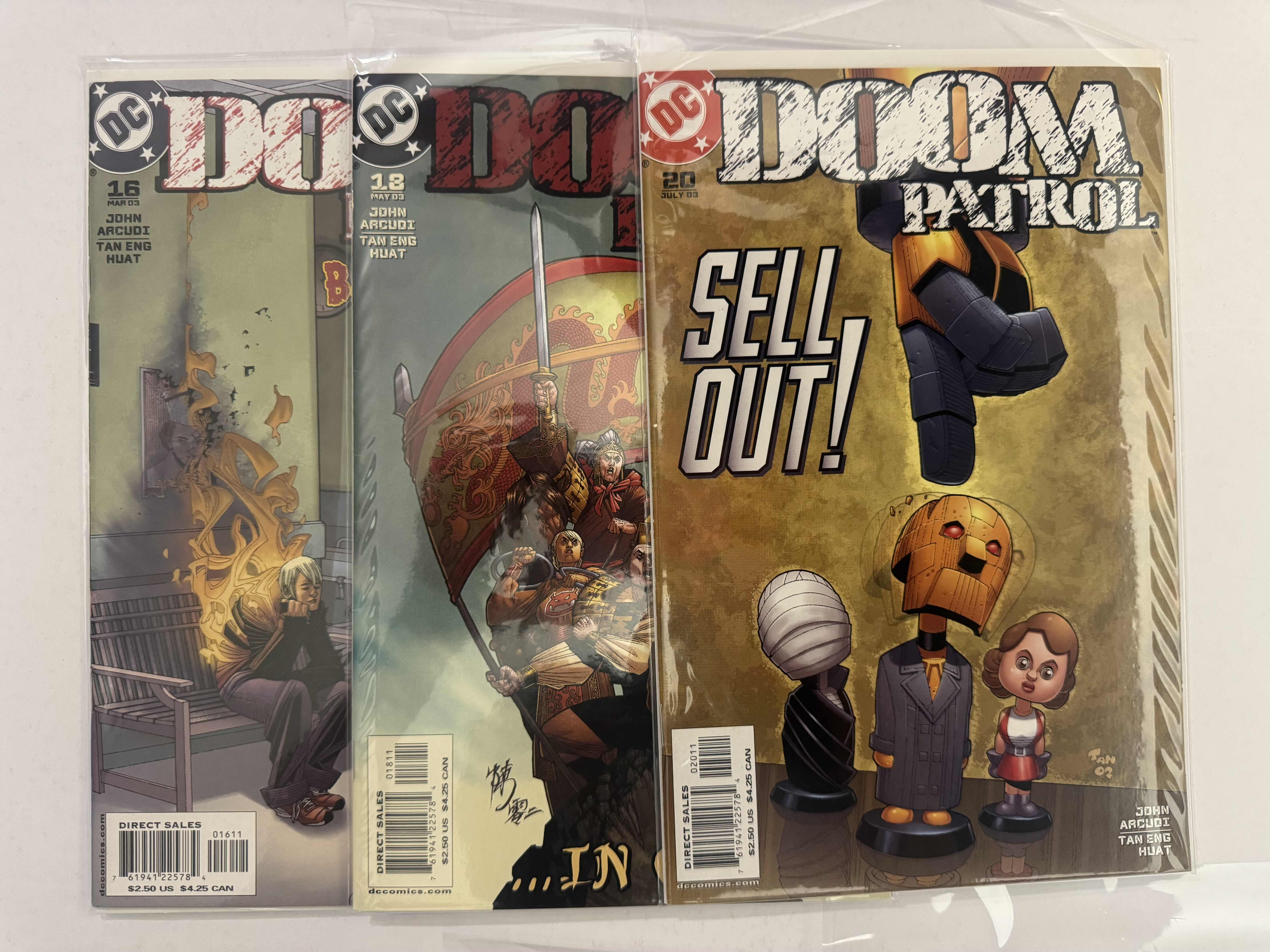 Photo 1 of 6- VINTAGE DC DOOM PATROL COMIC BOOKS