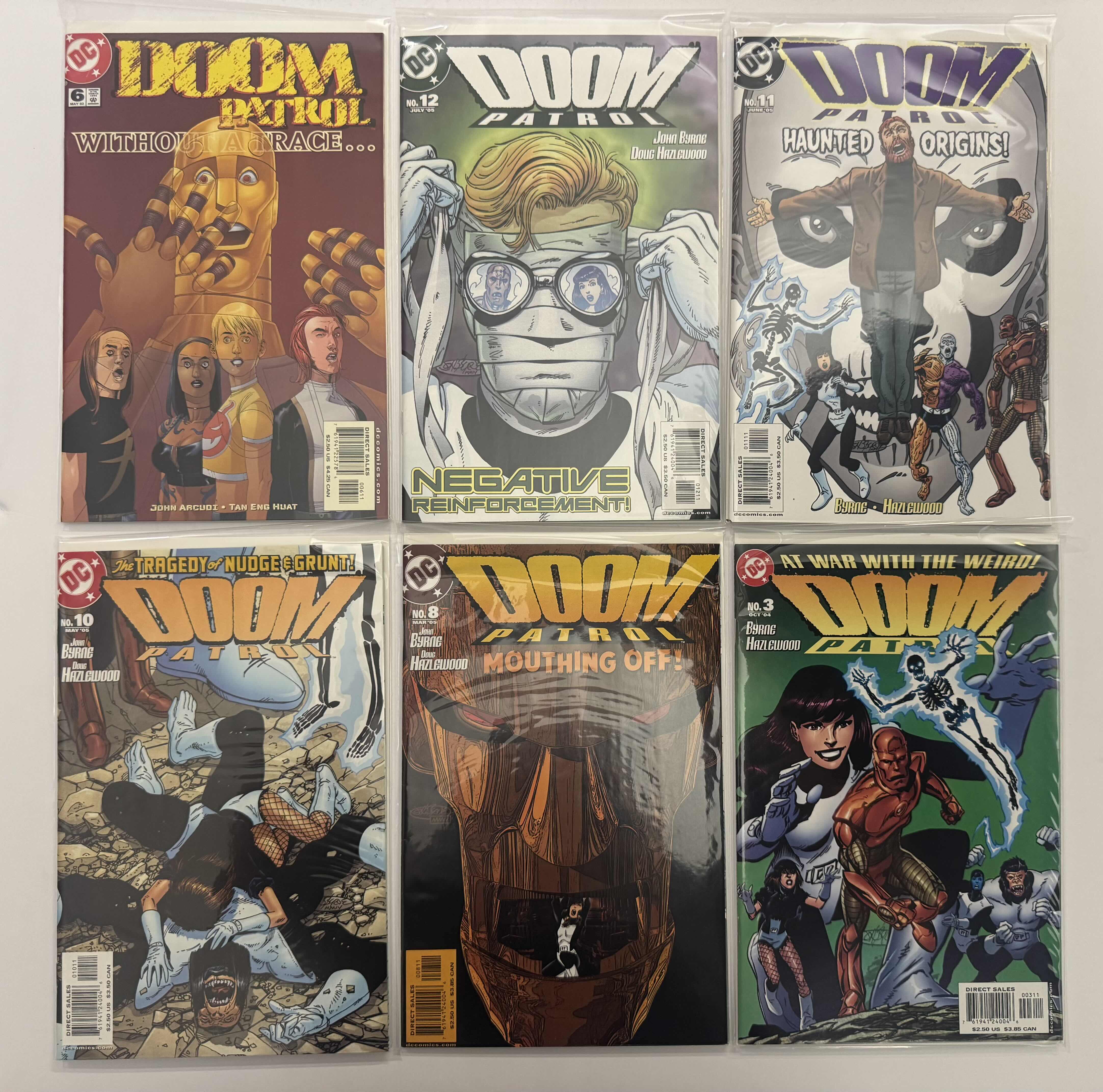 Photo 1 of 6- VINTAGE DC DOOM PATROL COMIC BOOKS