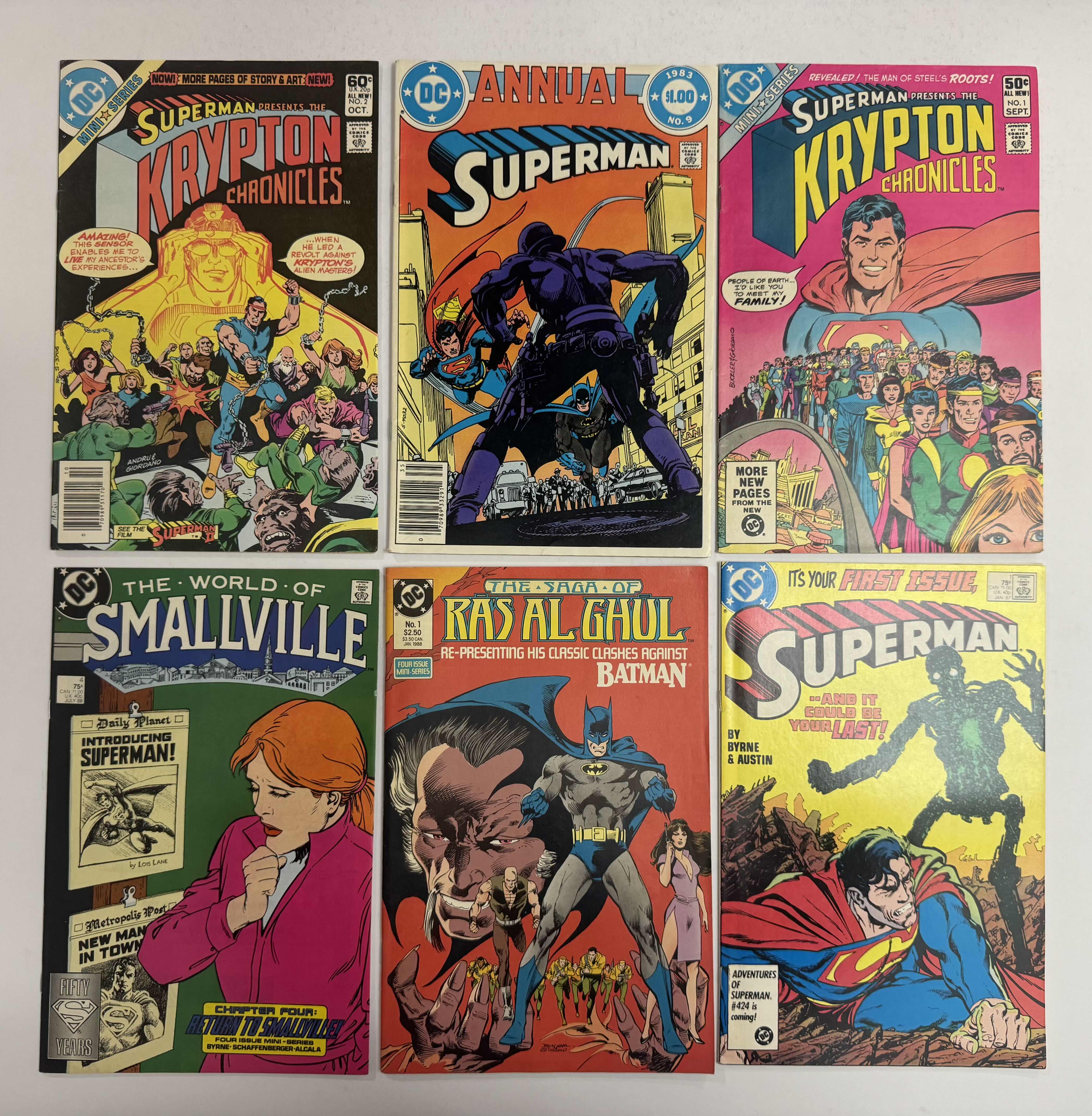 Photo 1 of 6- VINTAGE DC COMIC BOOKS