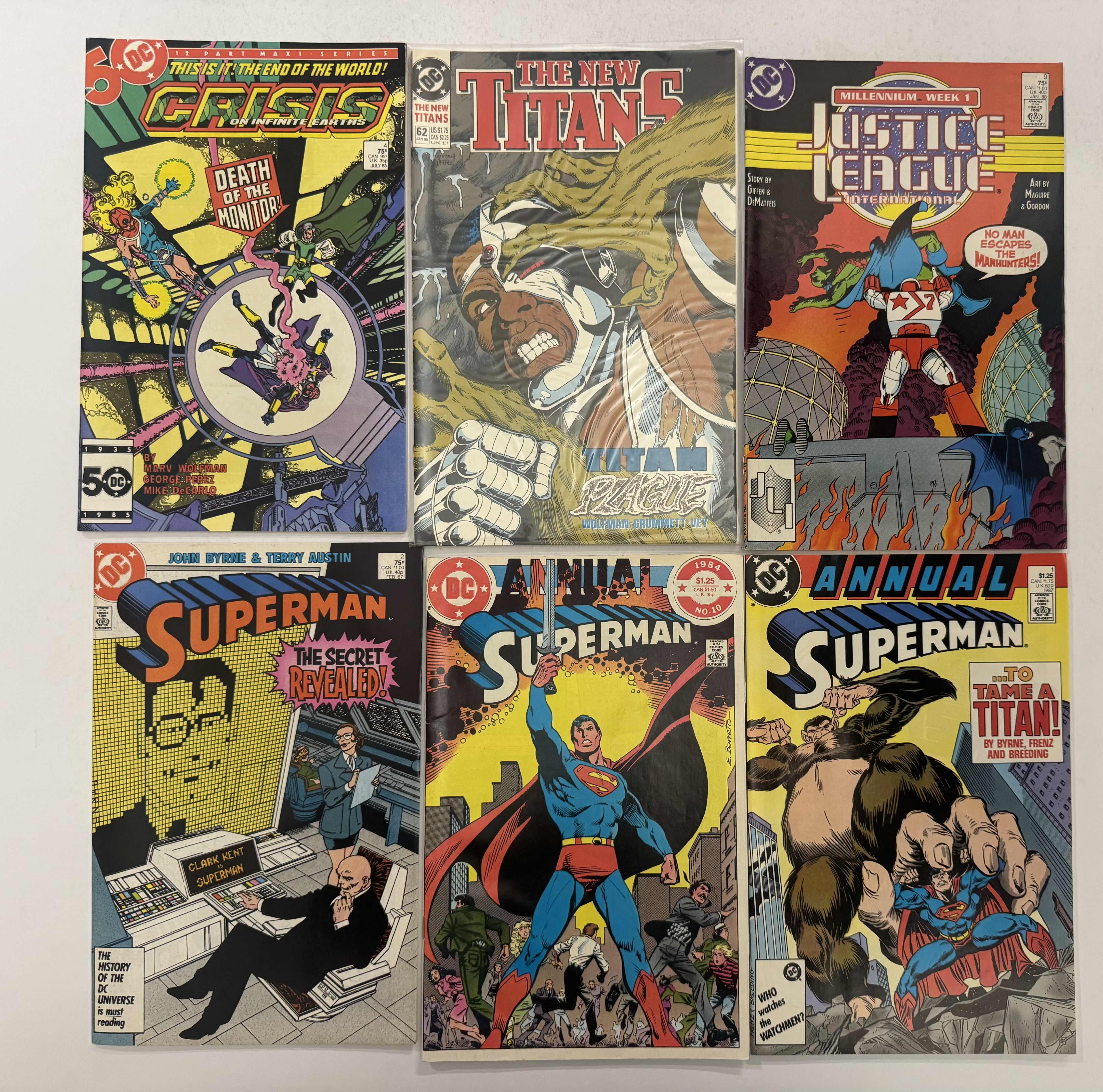 Photo 1 of 6- VINTAGE DC COMIC BOOKS