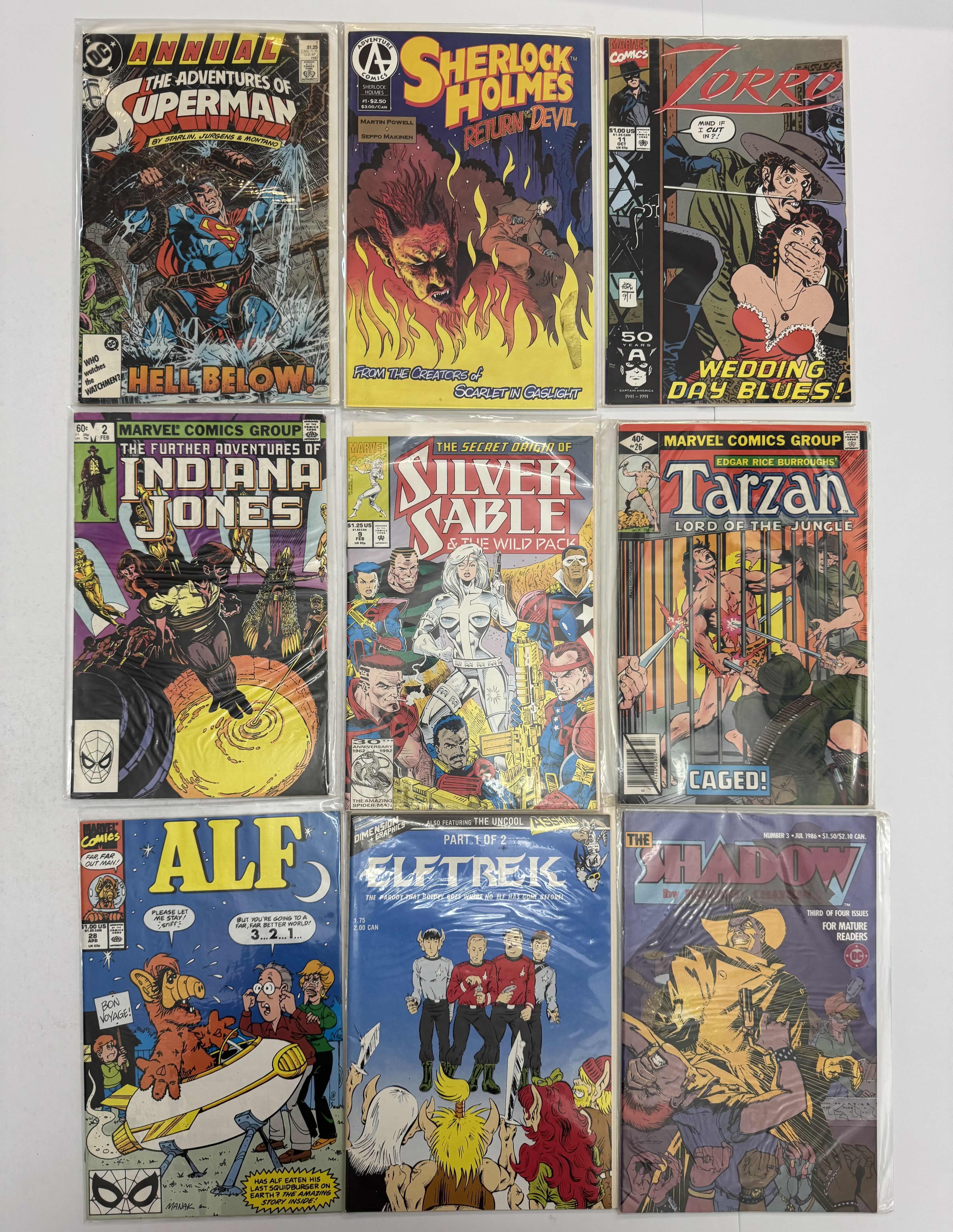 Photo 1 of 9- VINTAGE ASSORTED COMIC BOOKS