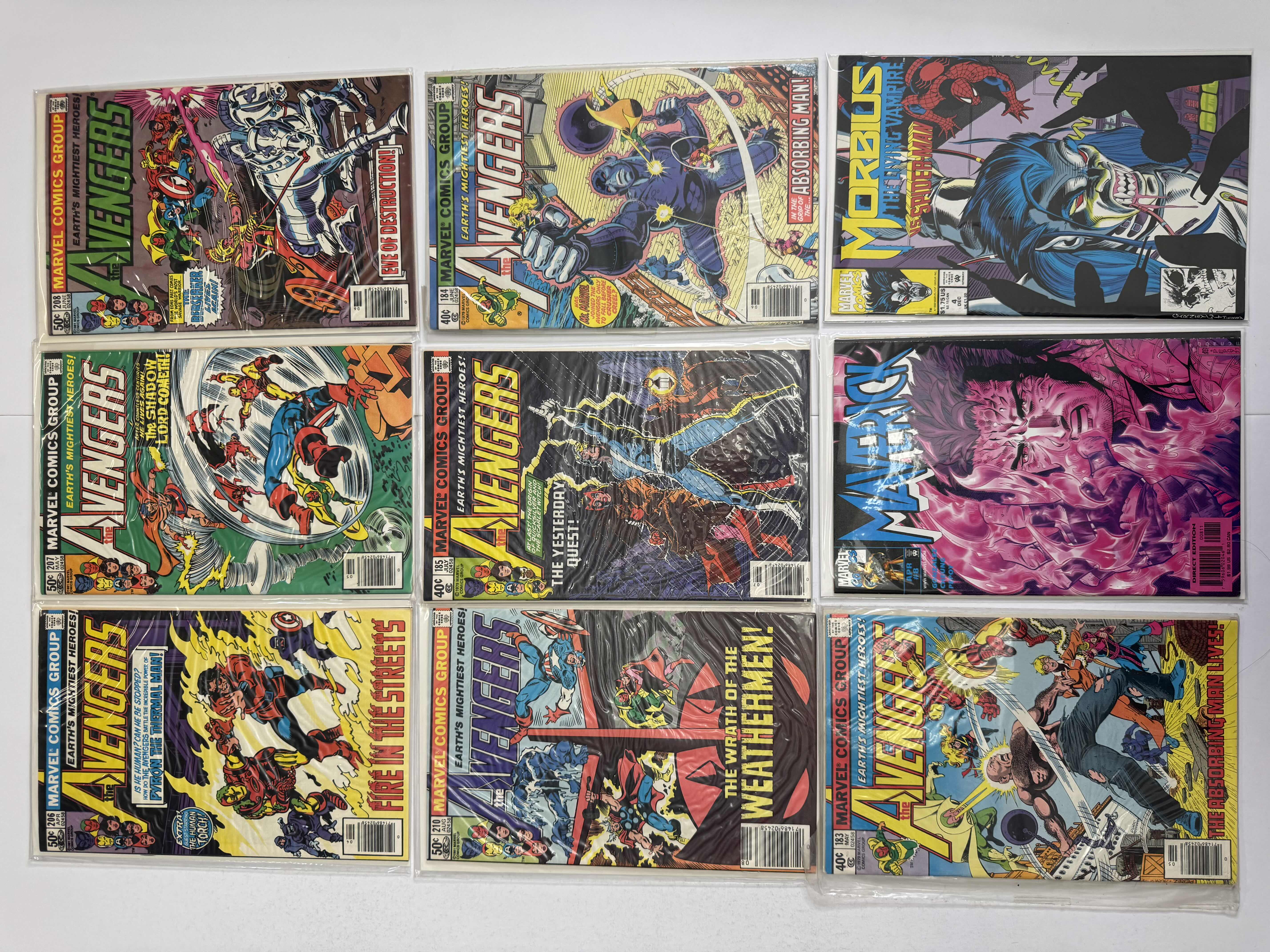Photo 1 of 9- VINTAGE MARVEL COMIC BOOKS