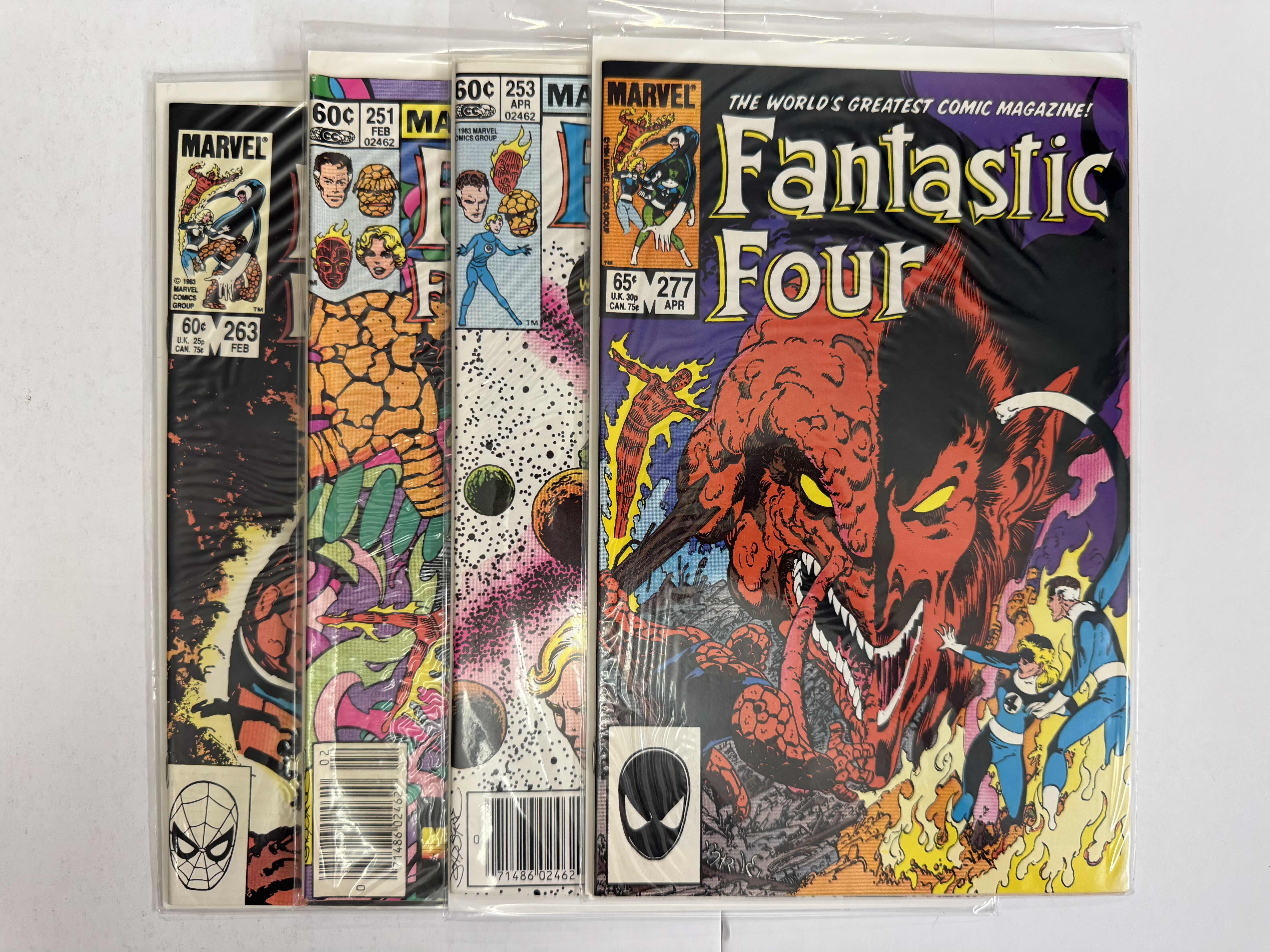 Photo 1 of 9- VINTAGE FANTASTIC FOUR MARVEL COMIC BOOKS