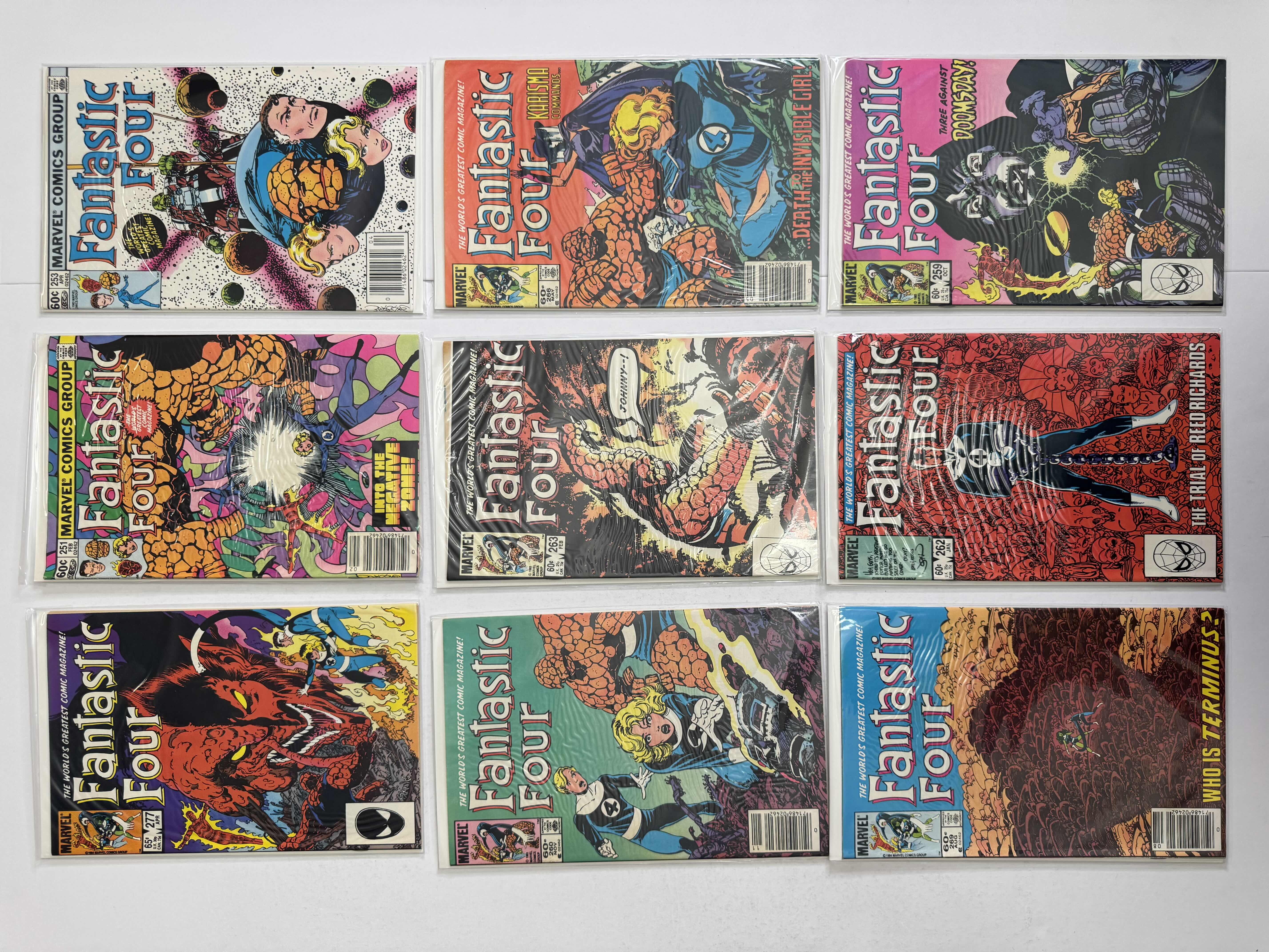 Photo 1 of 9- VINTAGE FANTASTIC FOUR MARVEL COMIC BOOKS