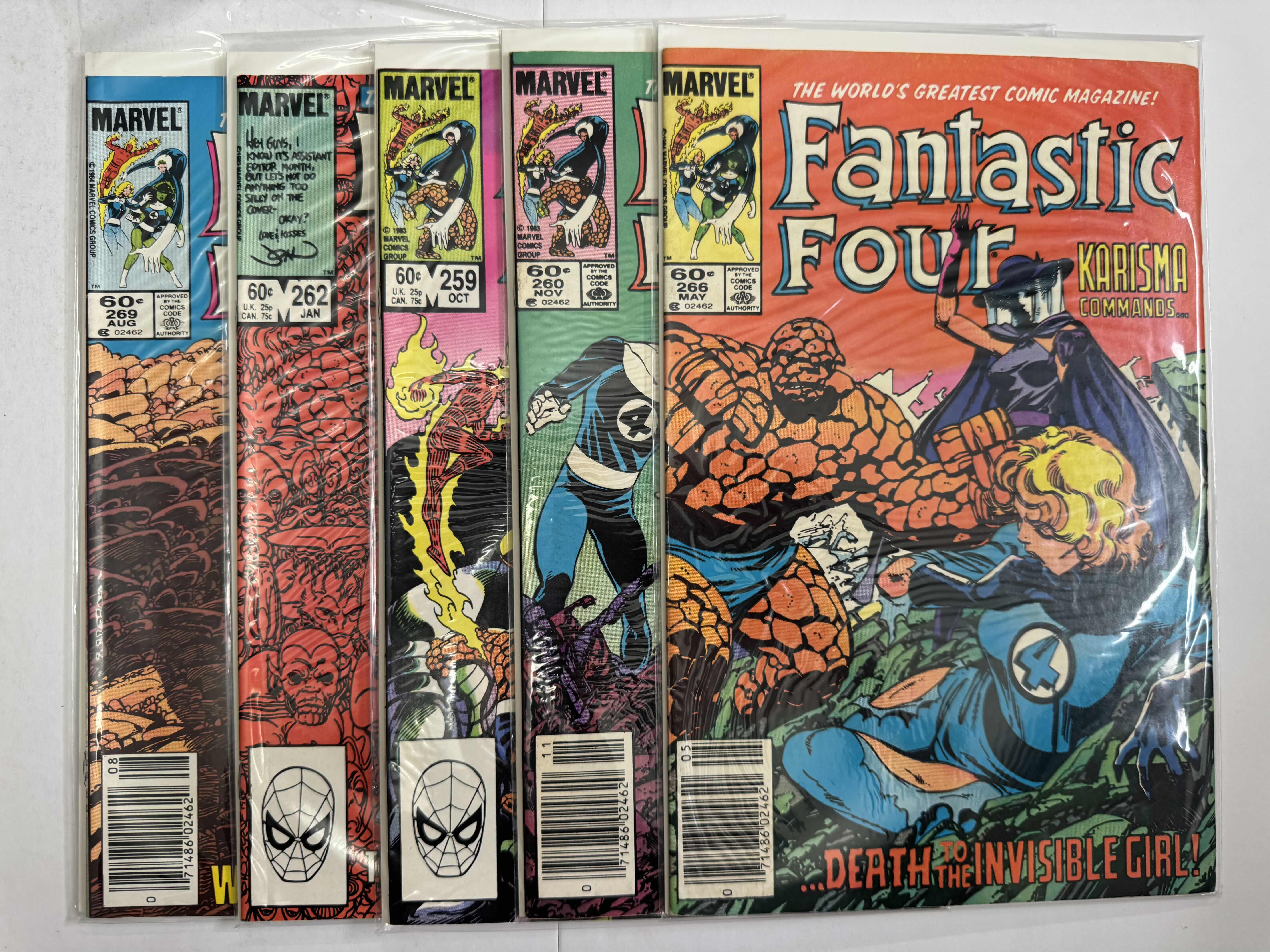 Photo 1 of 9- VINTAGE FANTASTIC FOUR MARVEL COMIC BOOKS