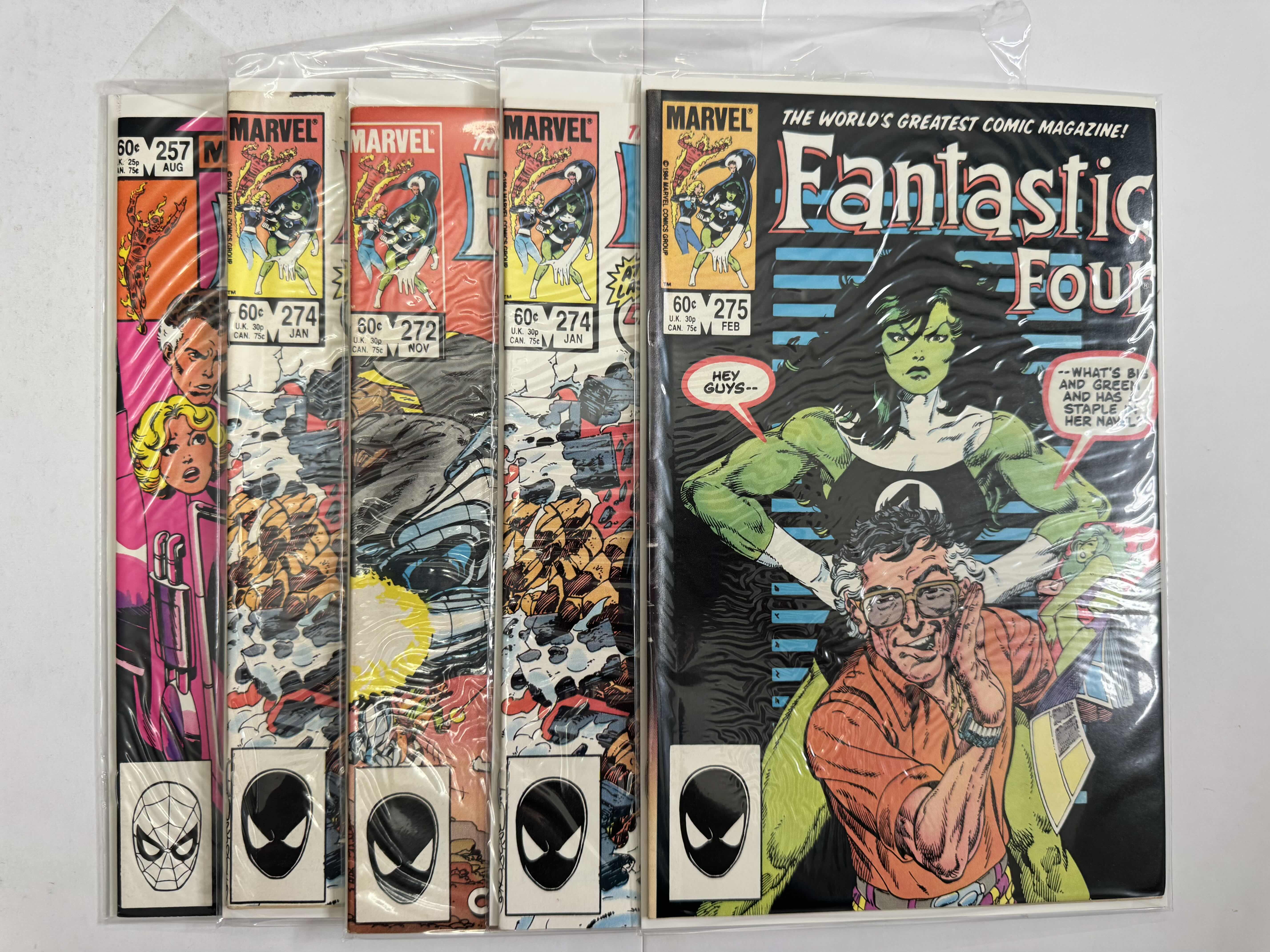 Photo 1 of 9- VINTAGE FANTASTIC FOUR MARVEL COMIC BOOKS