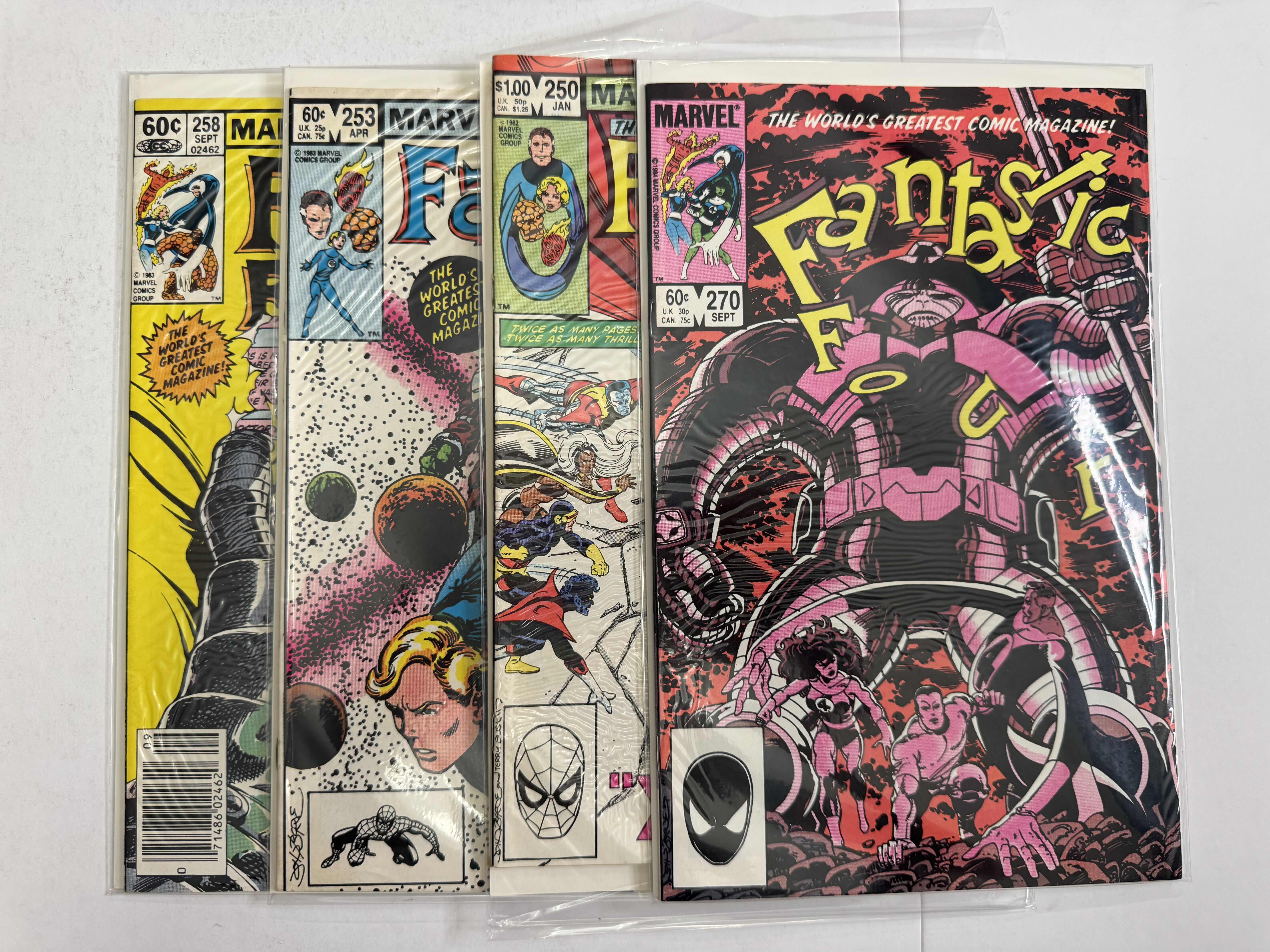 Photo 1 of 9- VINTAGE FANTASTIC FOUR MARVEL COMIC BOOKS