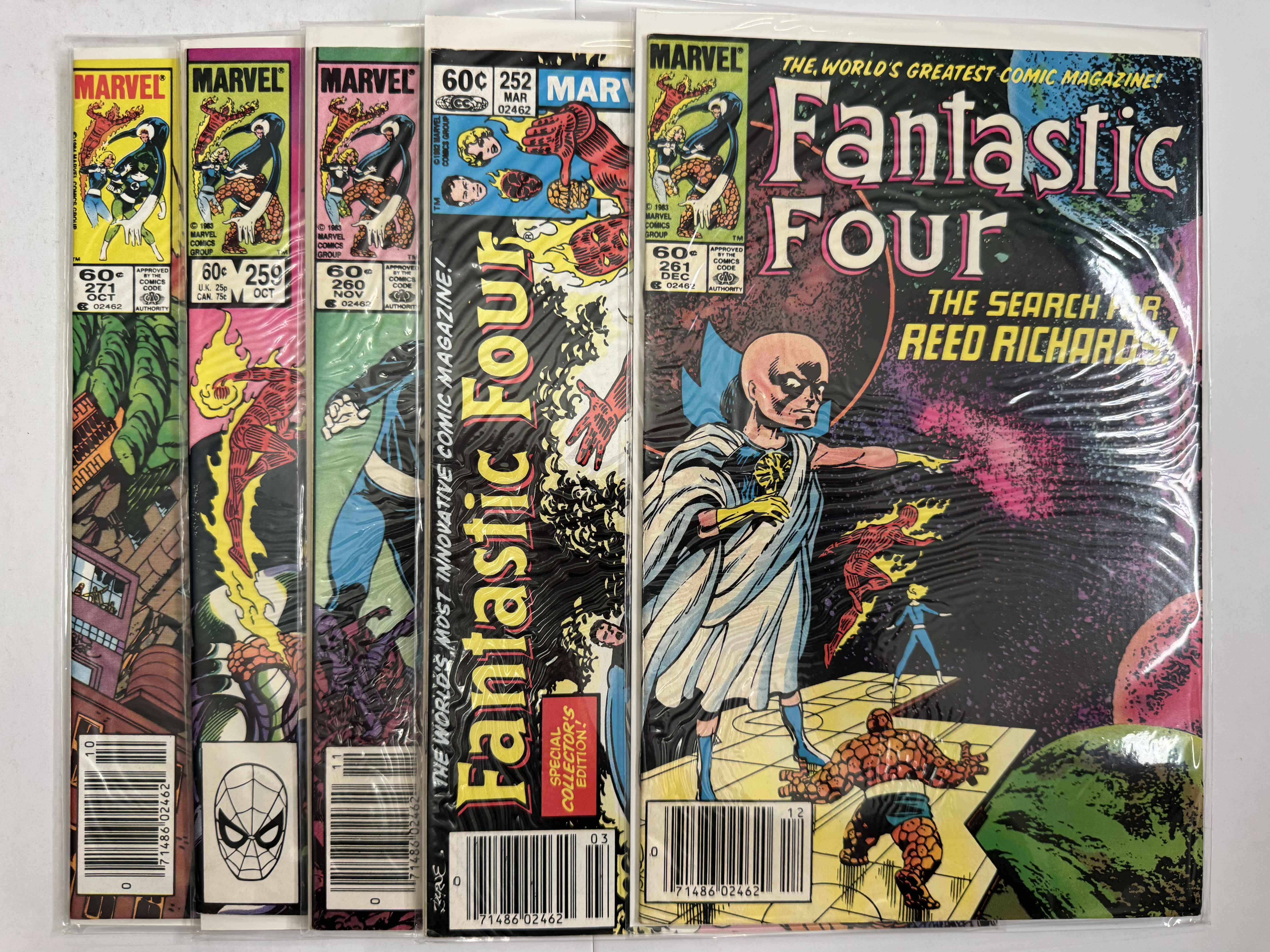 Photo 1 of 9- VINTAGE FANTASTIC FOUR MARVEL COMIC BOOKS