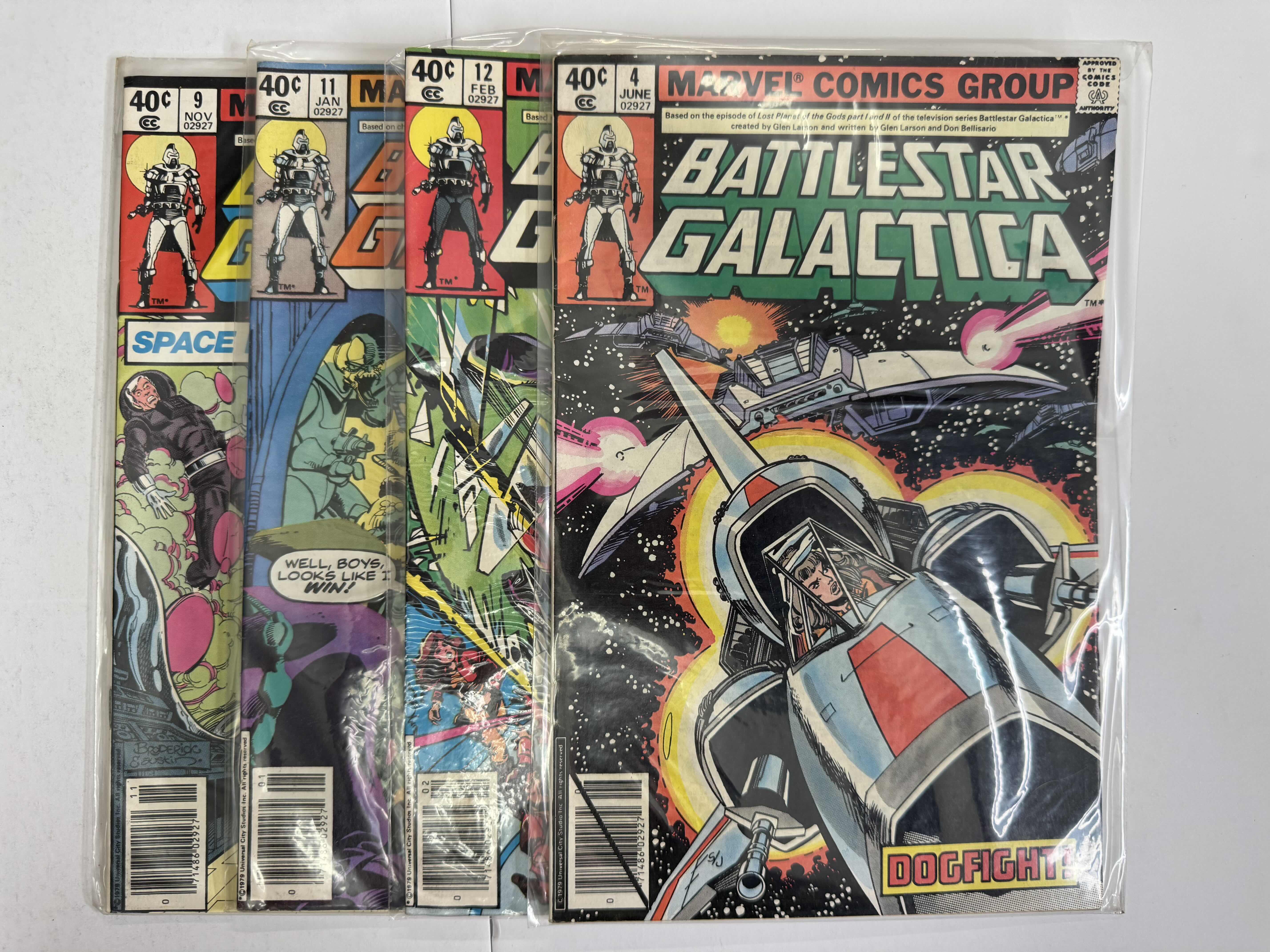 Photo 1 of 9- VINTAGE BATTLESTAR GALACTICA MARVEL COMIC BOOKS