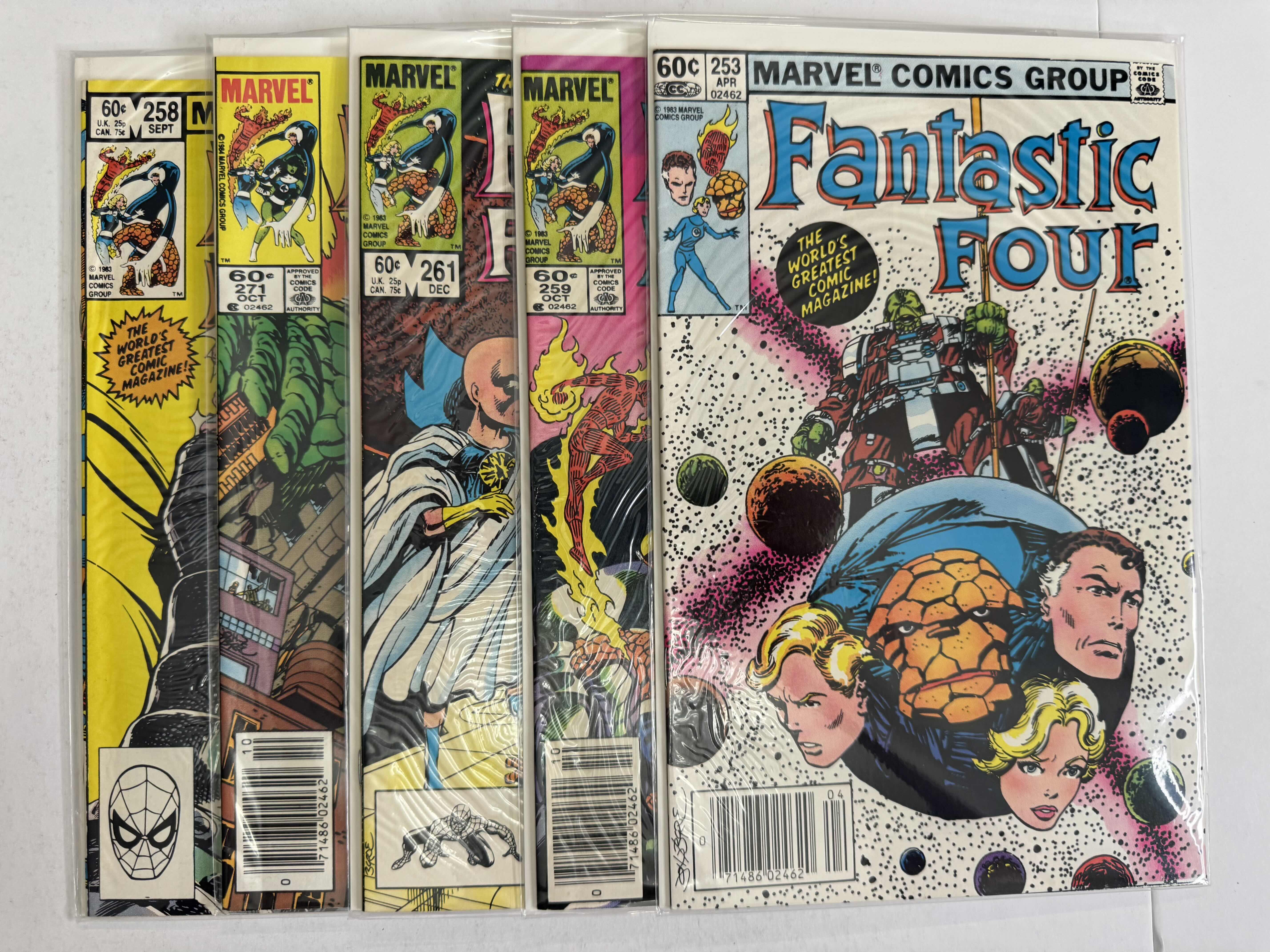 Photo 1 of 9- VINTAGE FANTASTIC FOUR MARVEL COMIC BOOKS