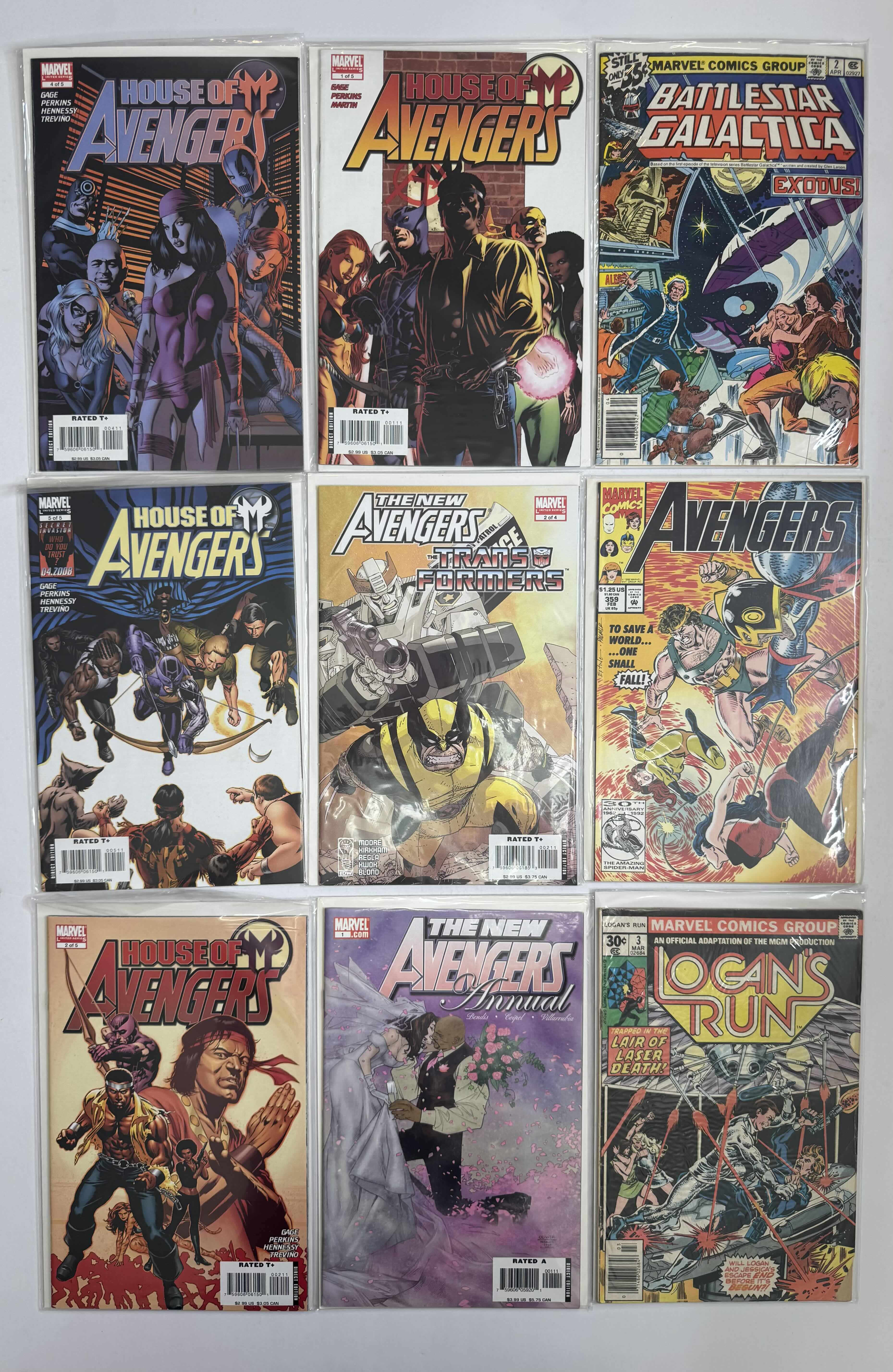 Photo 1 of 9- VINTAGE MARVEL COMIC BOOKS