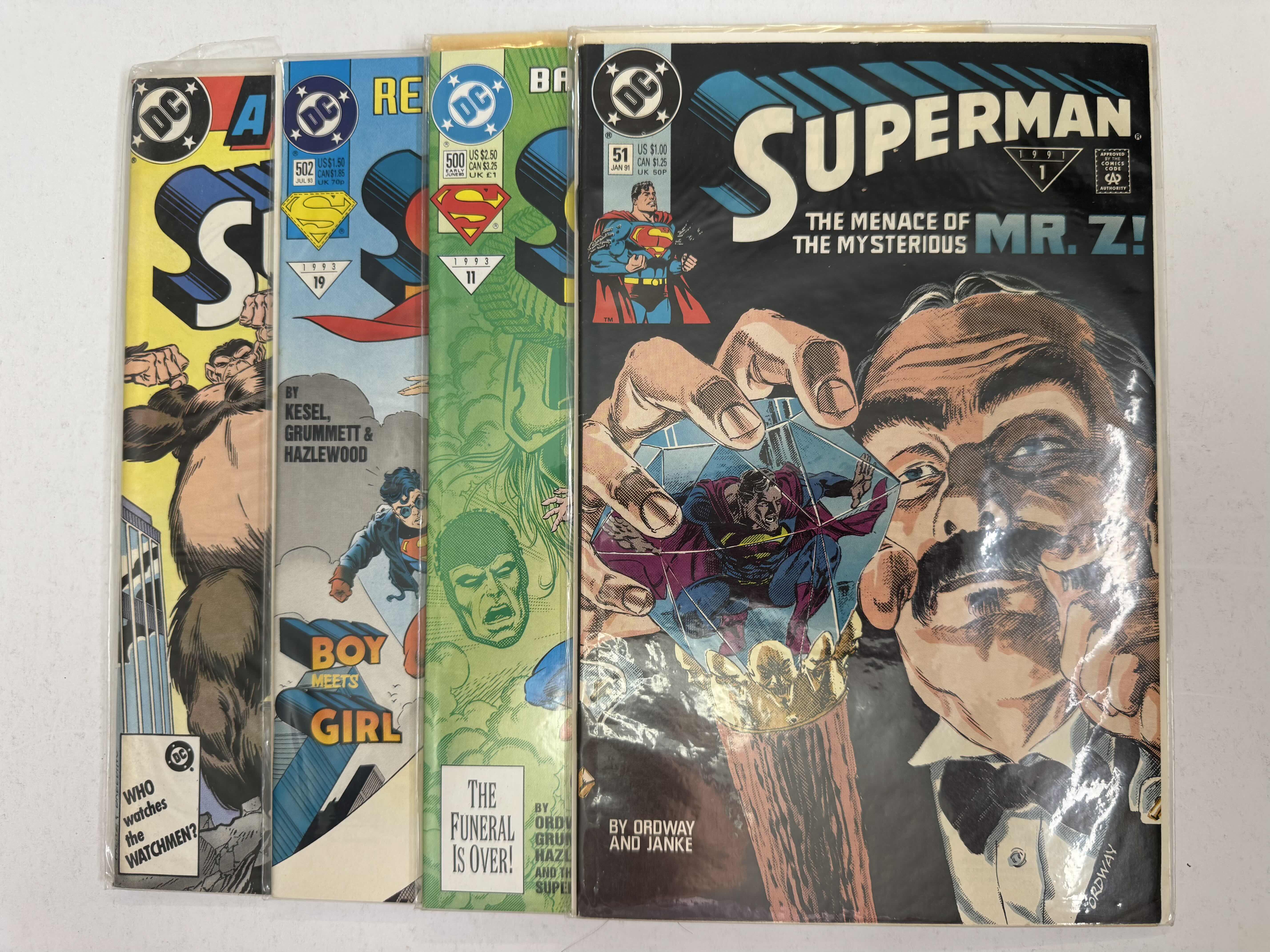 Photo 1 of 9- VINTAGE DC SUPERMAN COMIC BOOKS