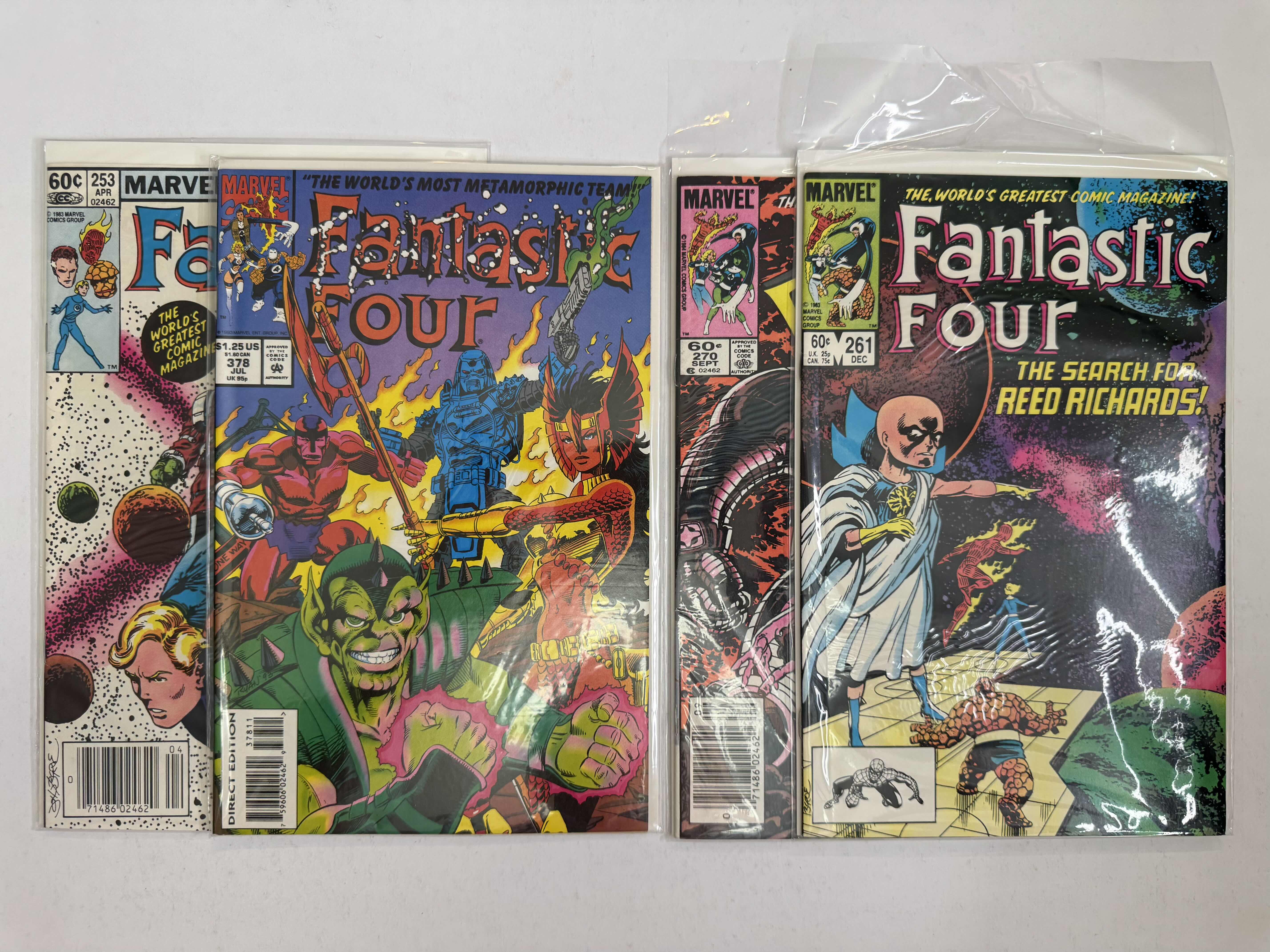 Photo 1 of 9- VINTAGE MARVEL FANTASTIC FOUR COMIC BOOKS
