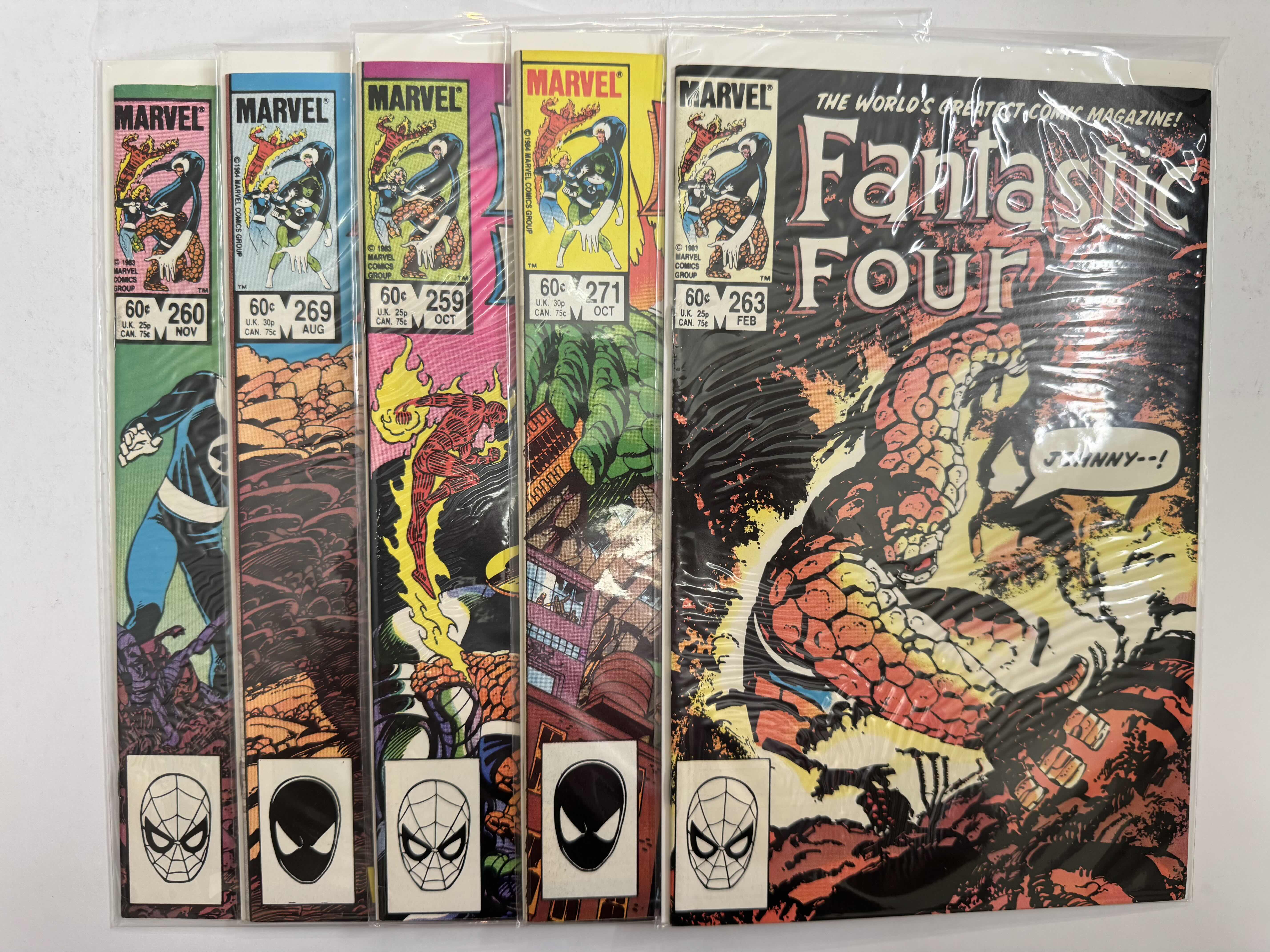 Photo 1 of 9- VINTAGE MARVEL FANTASTIC FOUR COMIC BOOKS
