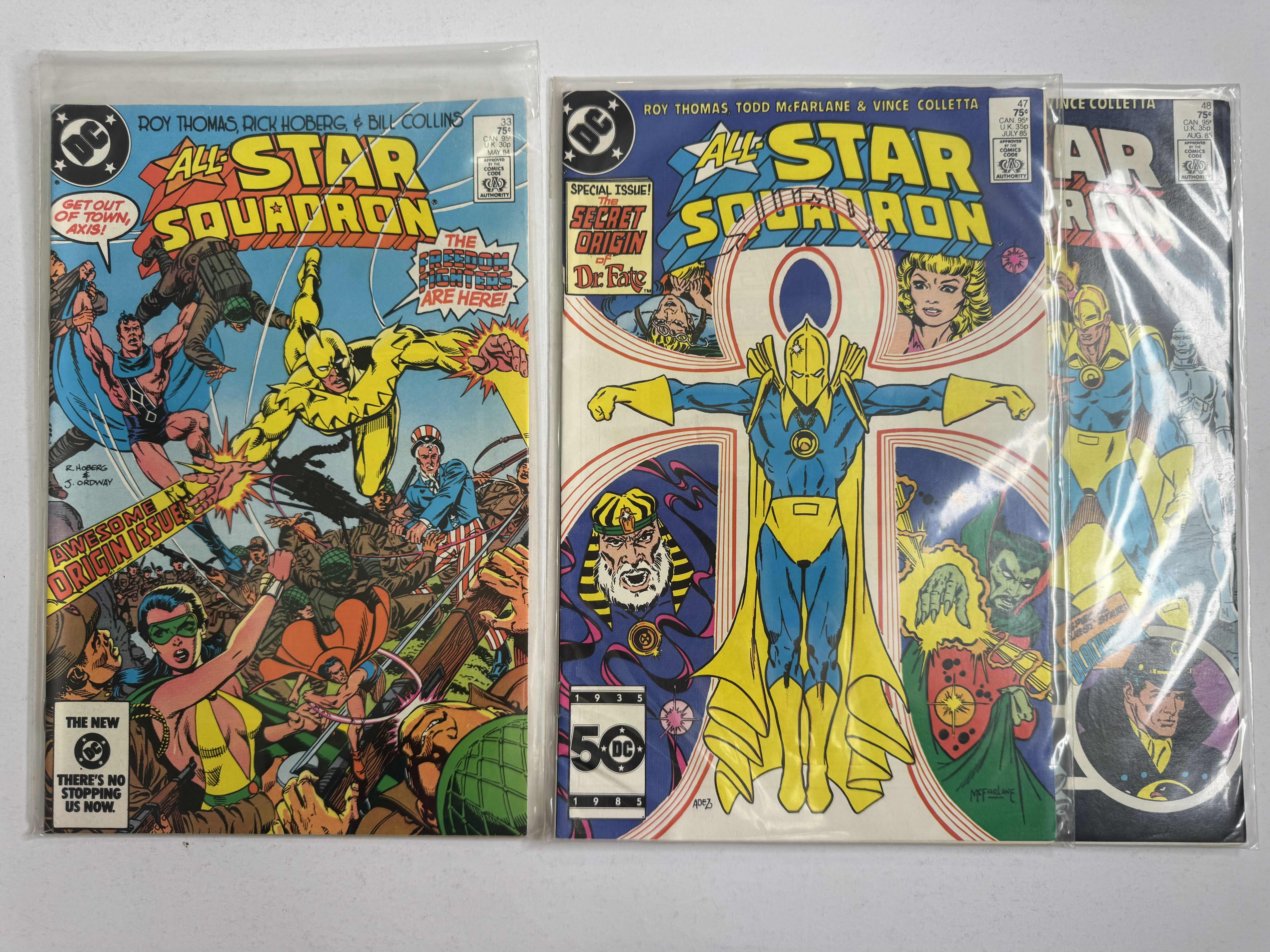 Photo 1 of 6- VINTAGE DC ALL-STAR SQUADRON COMIC BOOKS